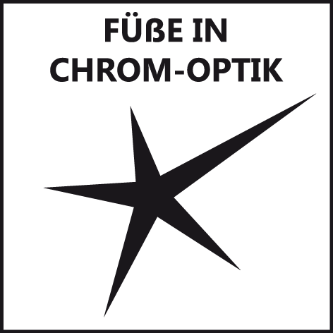 Nova Via | Füße in Chrom-Optik