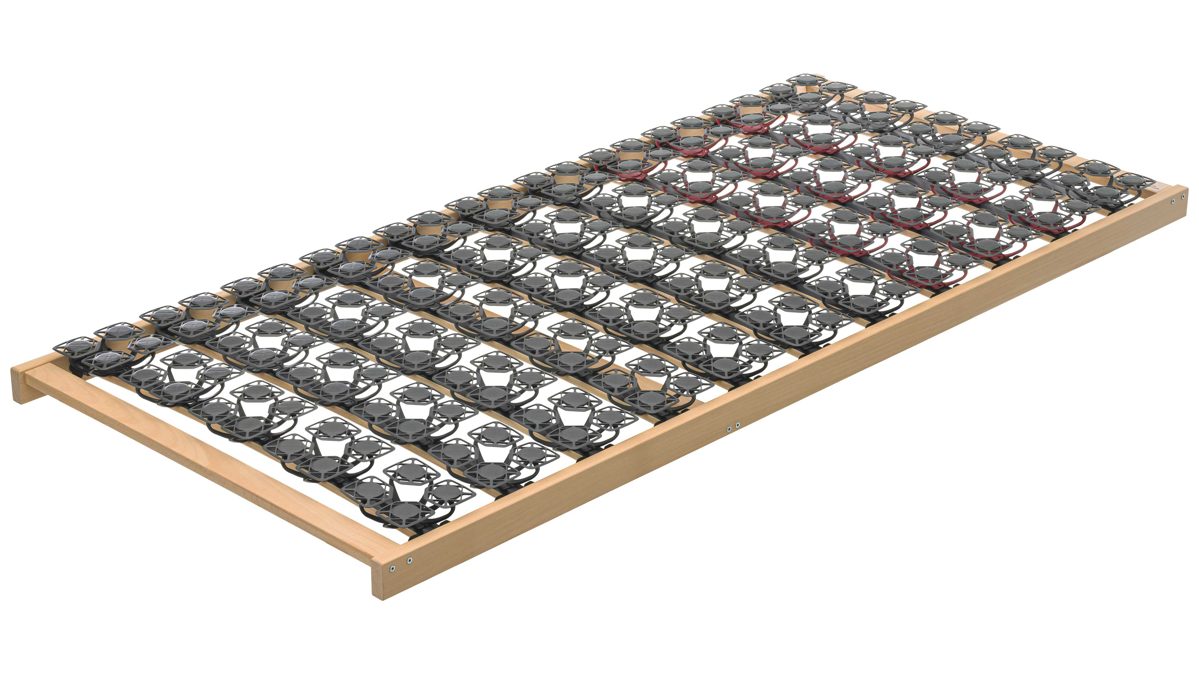 Lattenrost Interliving aus Kunststoff in Holzfarben Interliving Lattenrost Serie 1954 nicht verstellbar – Liegefläche ca. 90 x 200 cm