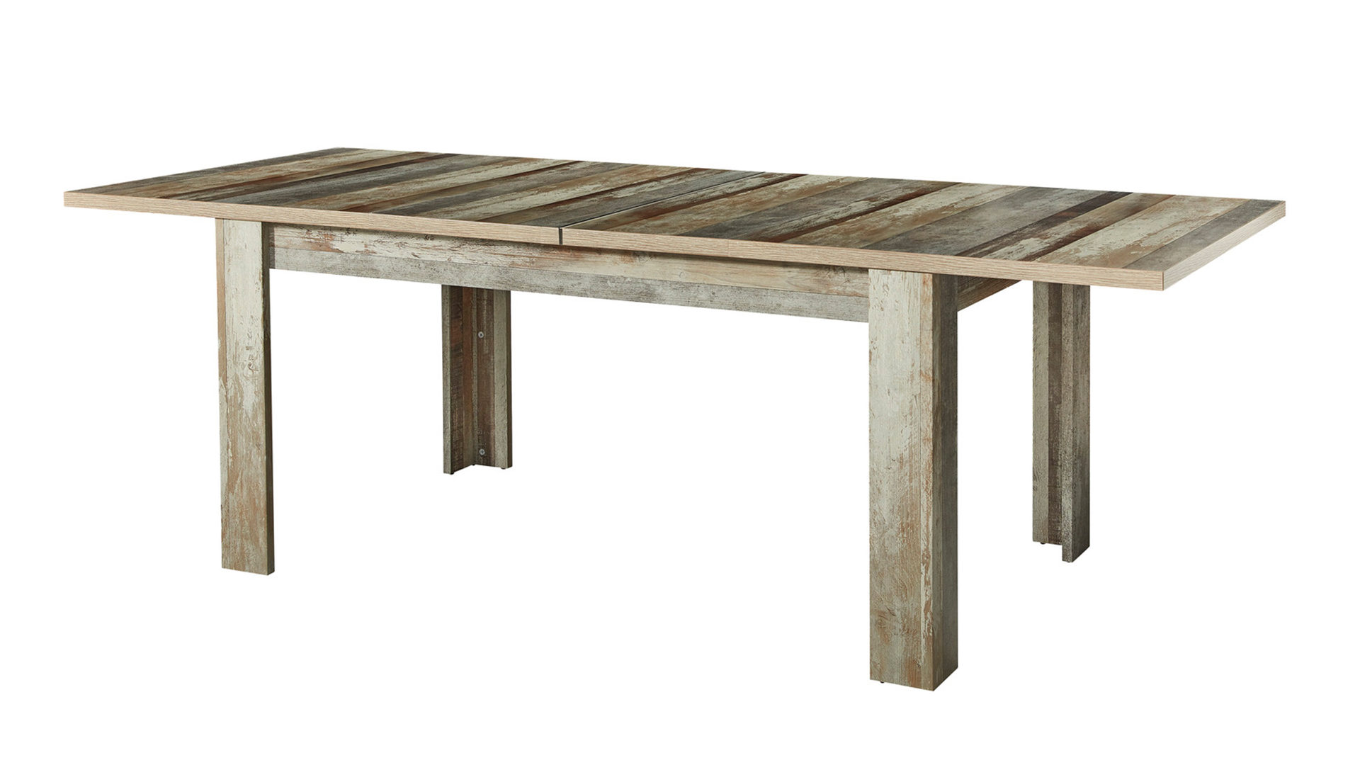 Auszugtisch Innostyle aus Holz in Holzfarben Esstisch bzw. Ausziehtisch Treibholz – ca. 160-240 x 90 cm