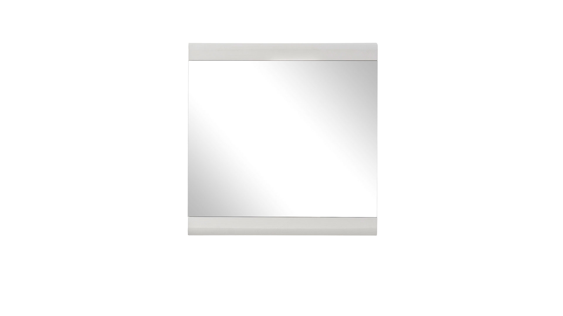 Wandspiegel Innostyle aus Spiegel in Weiß Garderobenspiegel bzw. Wandspiegel weiße Kunststoffoberflächen – ca. 84 x 86 cm