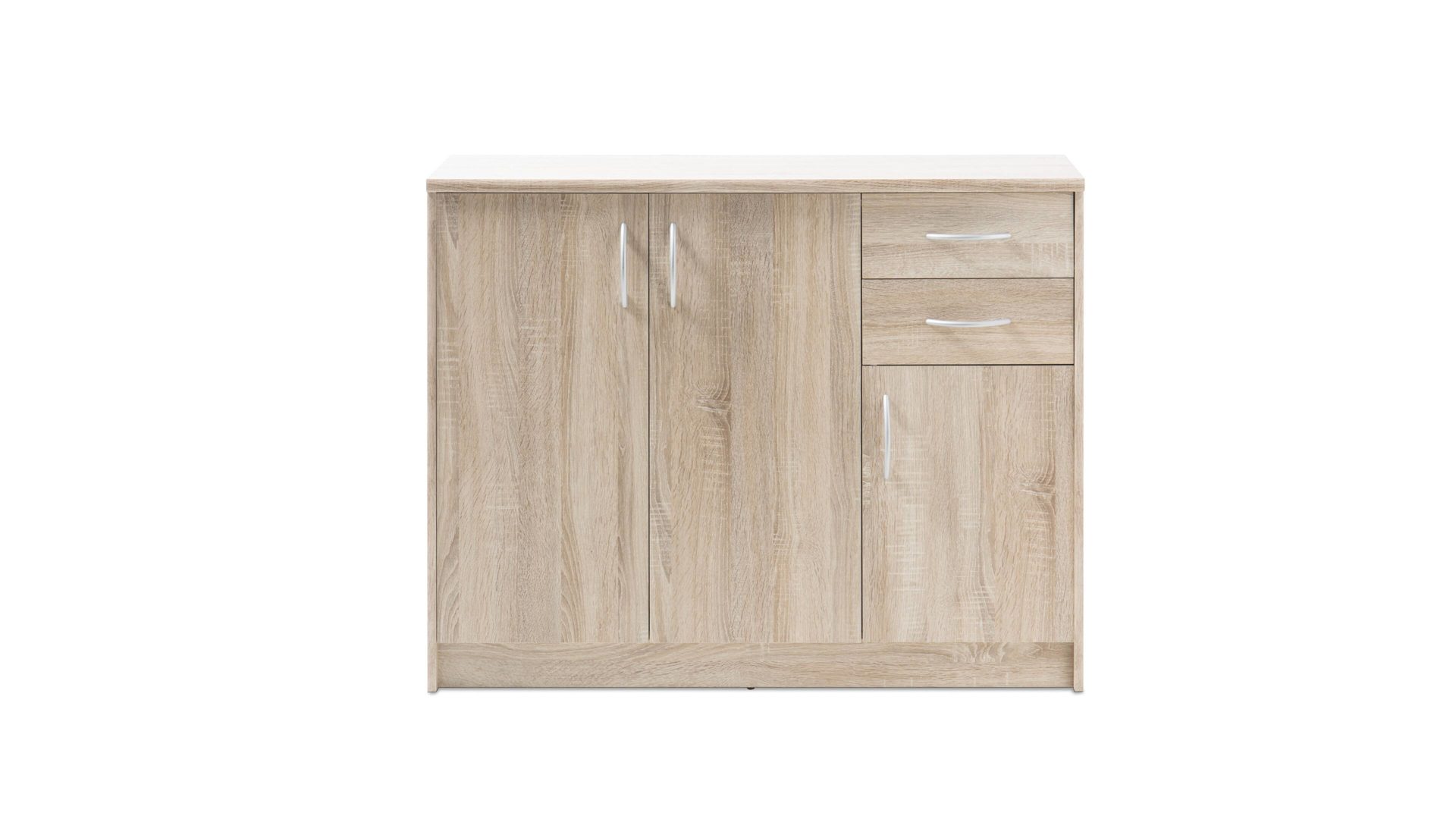 Kombikommode Bega consult aus Holz in Holzfarben Kombikommode - Schrank Sonoma eichefarbene Kunststoffoberflächen – drei Türen, zwei Schubladen