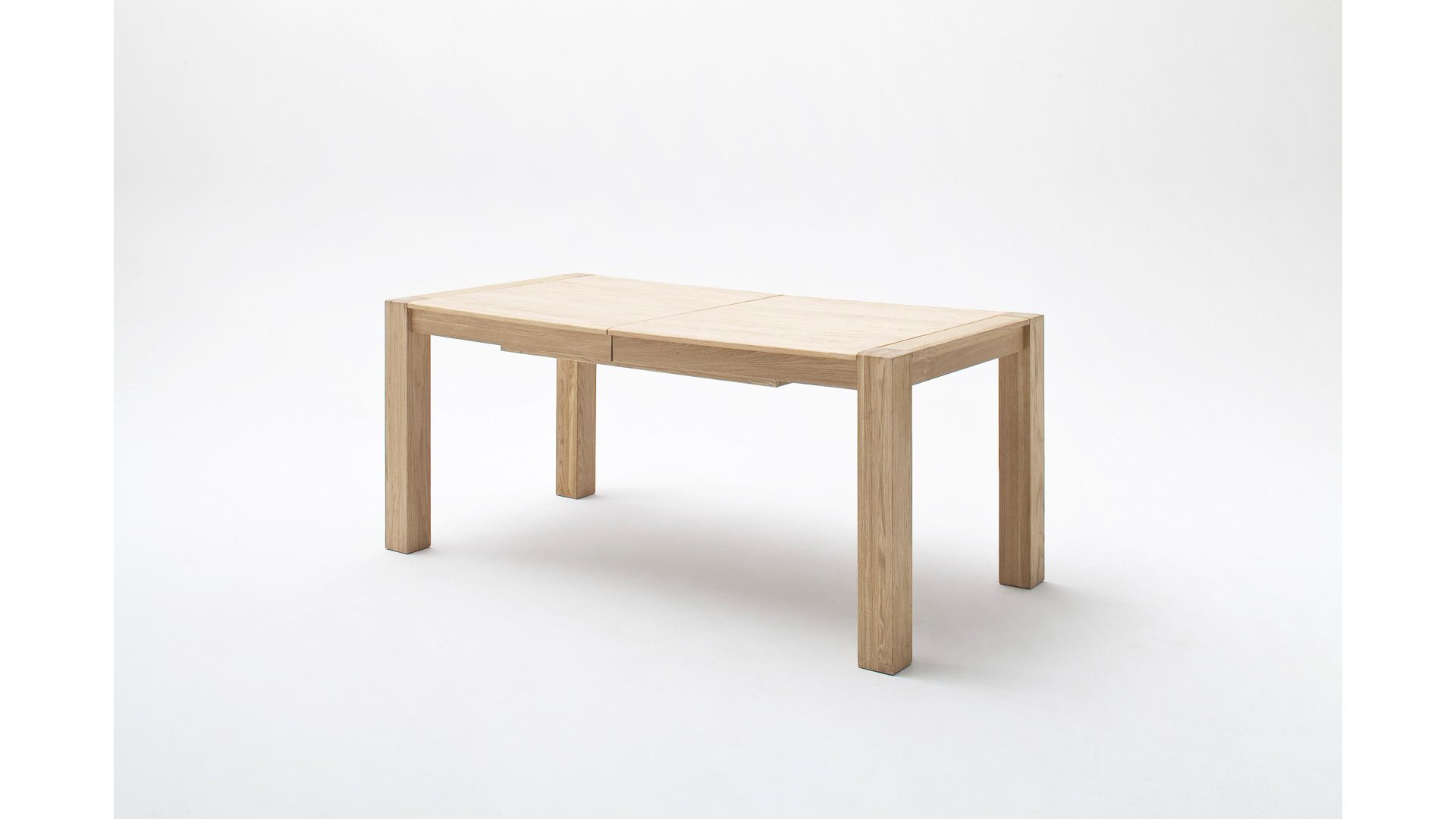 Auszugtisch Mca furniture aus Holz in Holzfarben Funktions-Esstisch biancofarbenes Eichenholz – ca. 180-230 x 90 cm
