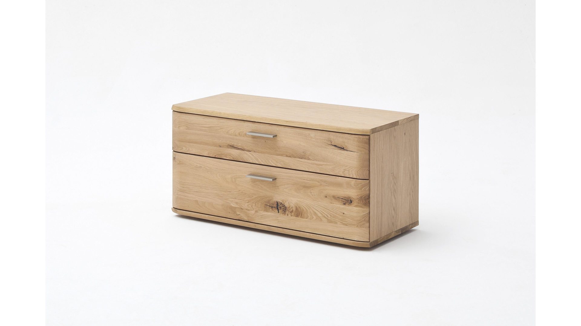 Garderobenbank Mca furniture aus Holz in Holzfarben Garderobenbank biancofarbene Balkeneiche – ca. 90 x 38 cm
