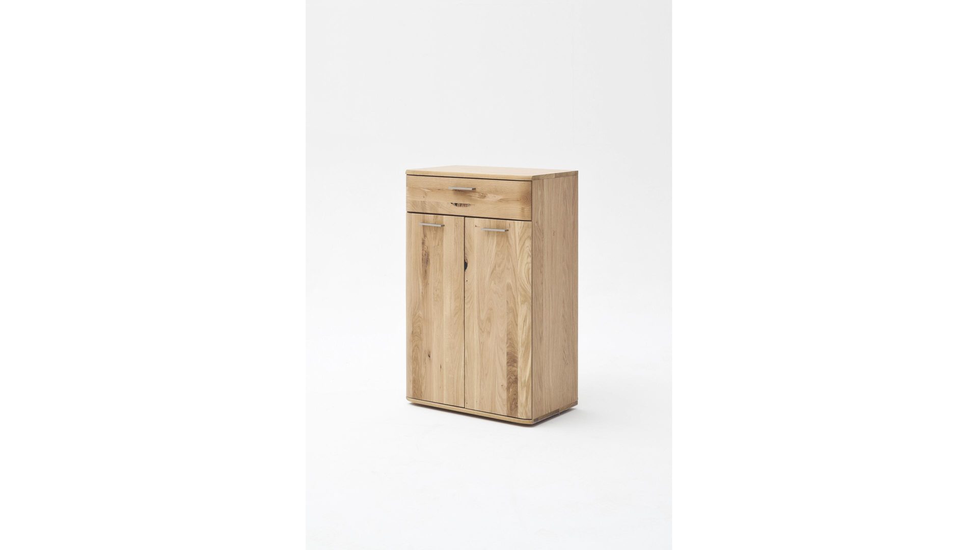 Kombikommode Mca furniture aus Holz in Holzfarben Kombikommode biancofarbene Balkeneiche – zwei Türen, eine Schublade
