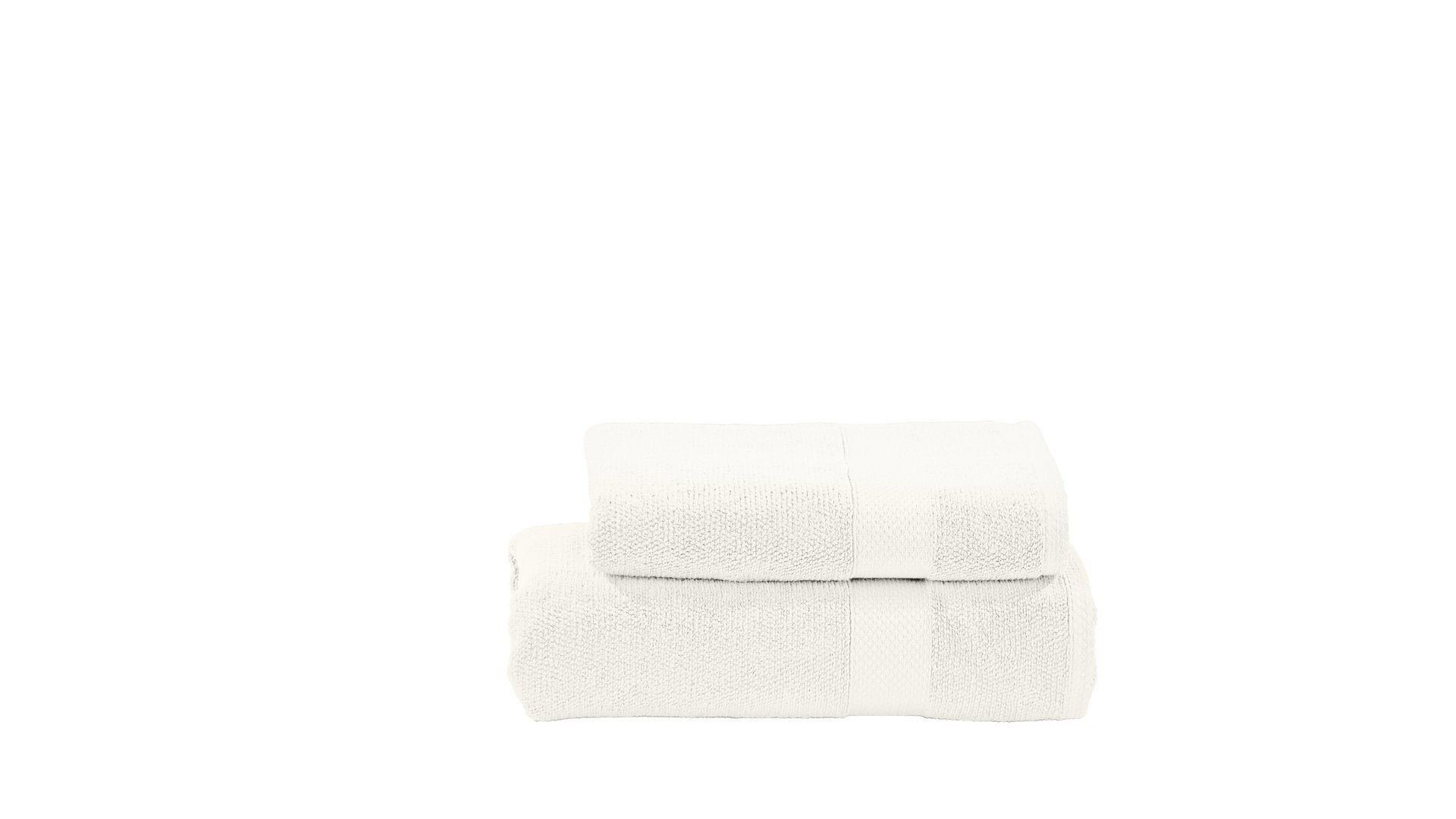 Handtuch-Set Done by karabel home company aus Stoff in Weiß done Handtuch-Set Deluxe für Ihre Heimtextilien weiße Baumwolle – zweiteilig