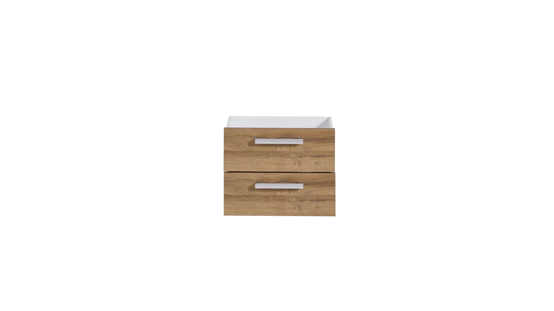 Schubladen-Set Fmd furniture aus Holz in Holzfarben Schubladen-Set alteichefarbene Kunststoffoberflächen – zwei Schubladen