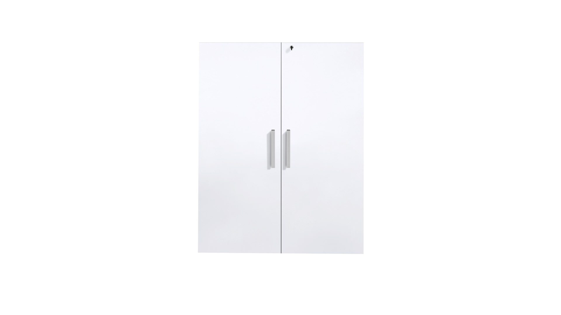 Türen-Set Fmd furniture aus Holz in Weiß Türen-Set brilliantweiße Kunststoffoberflächen – zweiteilig