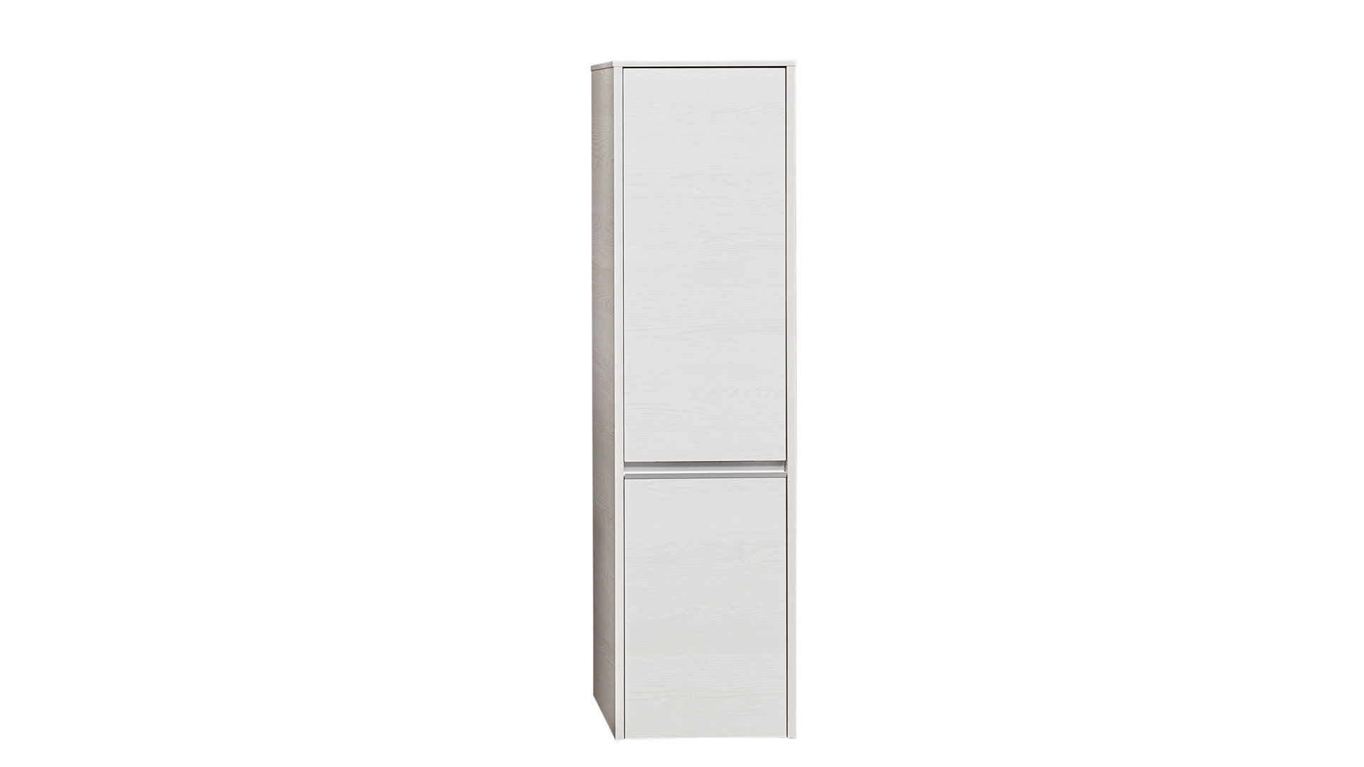 Hochschrank Pelipal aus Holz in Weiß pelipal Bad-Midischrank Serie 6040 weiße eichefarbene Kunststoffoberflächen – zwei Türen