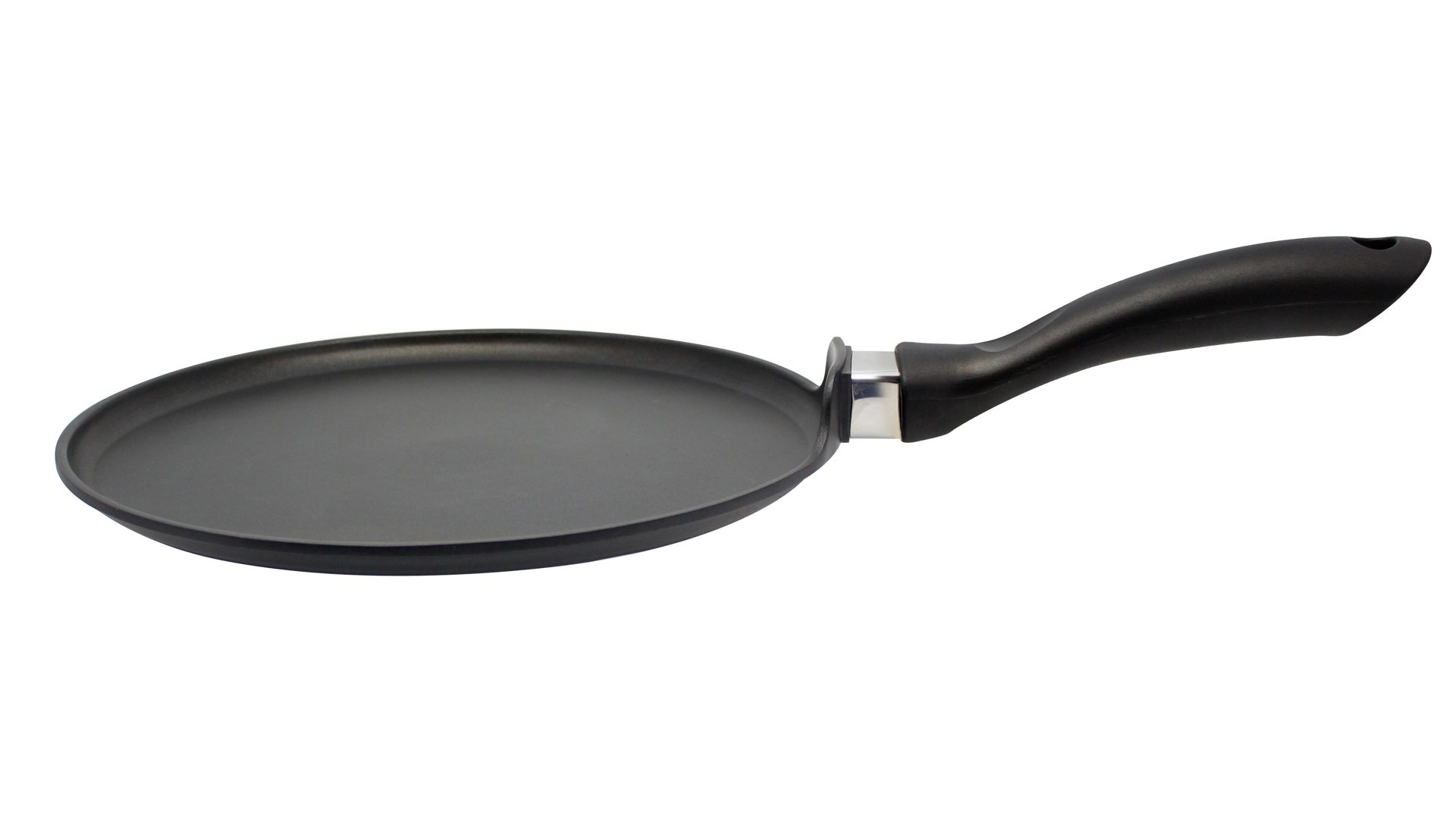 Pfanne Elo® aus Metall in Schwarz ELO® Crepes-Pfanne Alucast Aluguss – Durchmesser ca. 28 cm