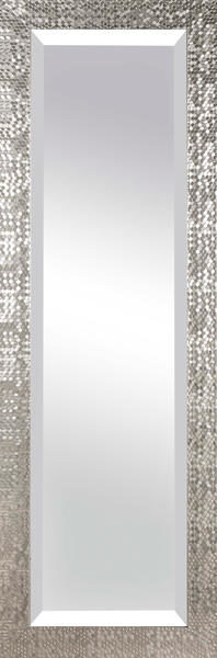 Wandspiegel Spiegelprofi aus Spiegel in Metallfarben Wandspiegel silberfarbener Kunststoff – ca. 50 x 150 cm