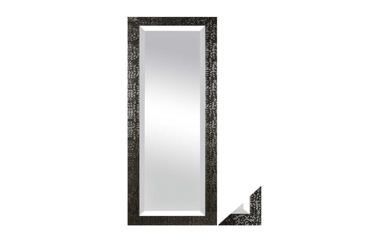 Wandspiegel Spiegelprofi aus Spiegel in Schwarz Wandspiegel schwarzer Kunststoff – ca. 50 x 150 cm