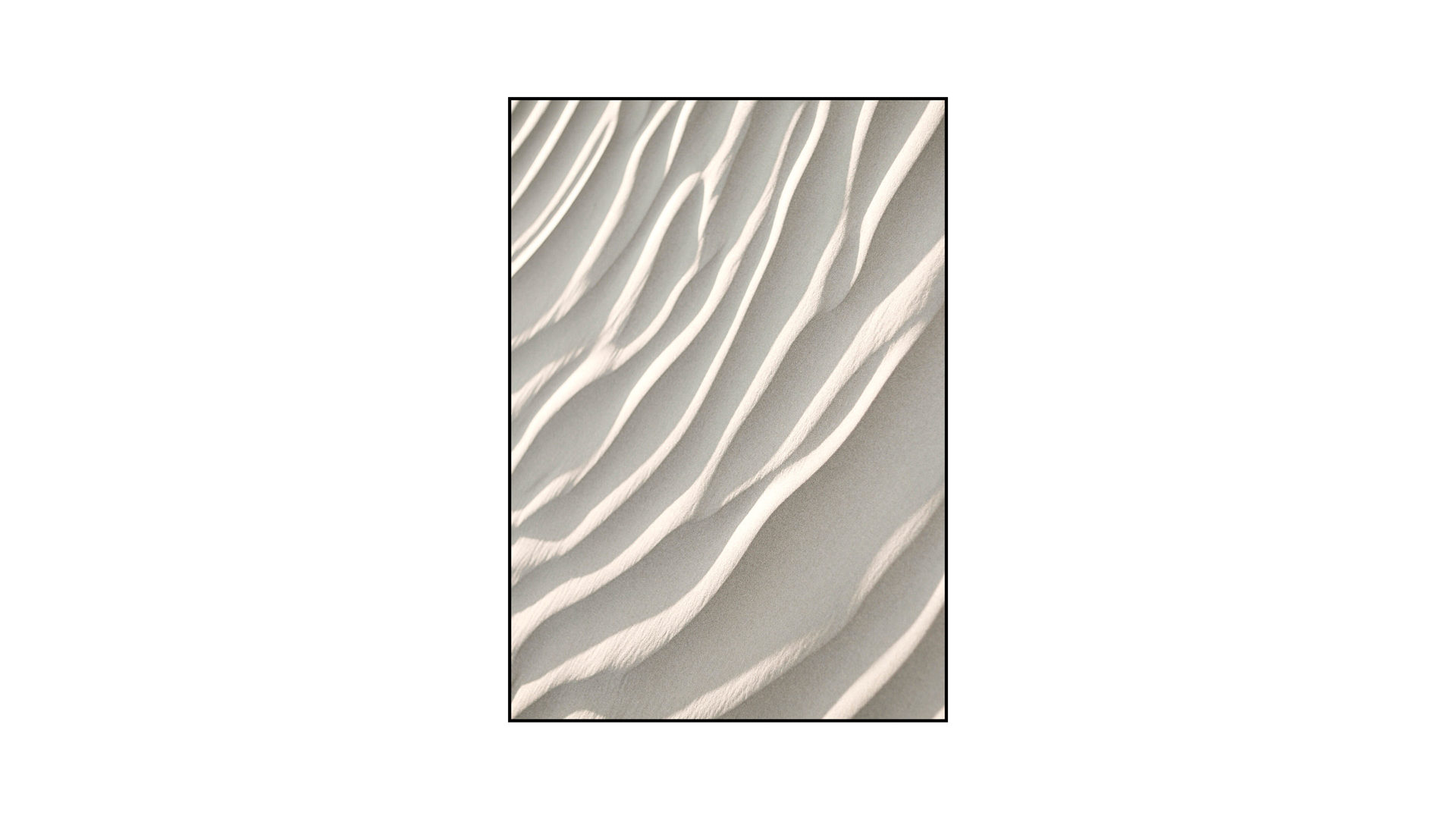 Kunstdruck Malerifabrikken aus Karton / Papier / Pappe in Beige Kunstdruck Sand Papier & Holz – ca. 30 x 40 cm