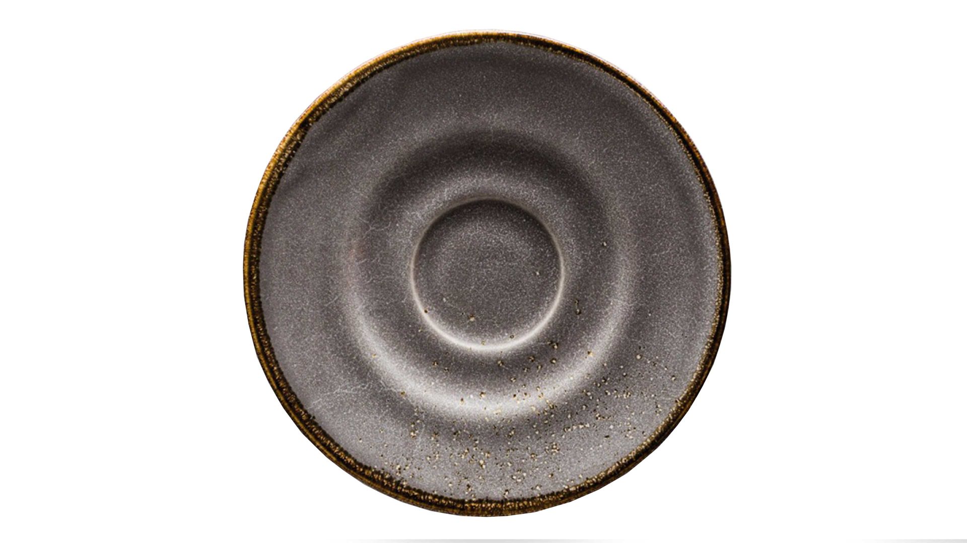 Unterteller Creatable aus Stein in Grau CREATABLE Nature Collection – Unterteller steingraues Steinzeug – Durchmesser ca. 15 cm