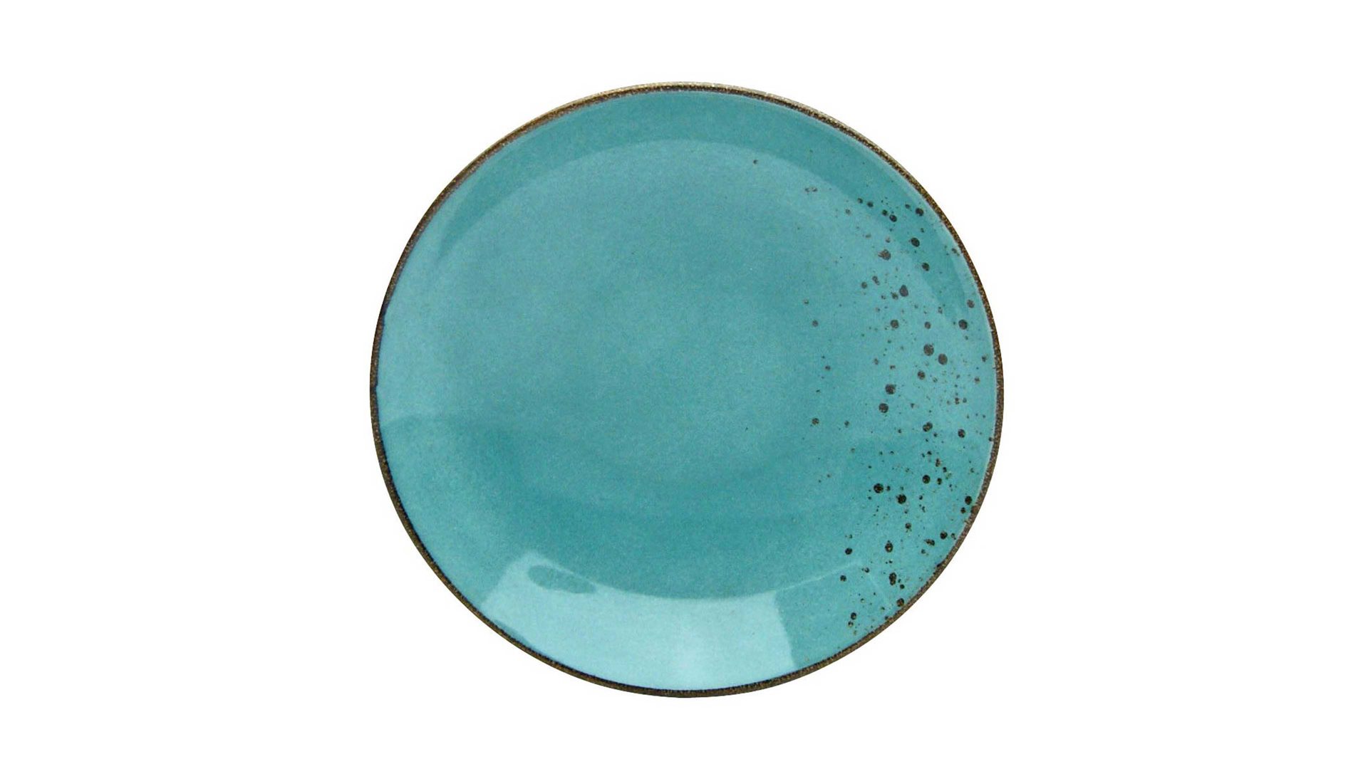 Kuchen- / Frühstücks- / Dessertteller Creatable aus Stein in Hellblau CREATABLE Nature Collection – Kuchenteller wasserblaues Steinzeug – Durchmesser ca. 21 cm