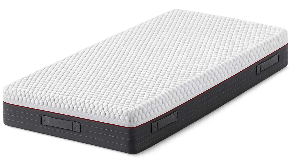Federkernmatratze Interliving aus Stoff in Weiß Interliving Matratzen Serie 1923 - Taschenfederkernmatratze Härtegrad 2 - Liegefläche ca. 90 x 200 cm