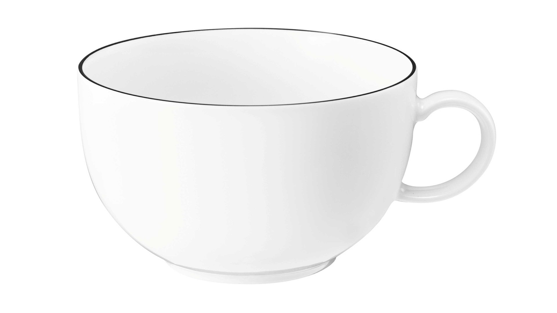 Kaffeetasse Seltmann aus Porzellan in Weiß Seltmann Lido – Milchkaffeetasse weißes Porzellan – ca. 350 ml