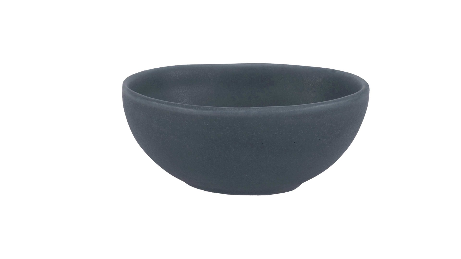 Schale Creatable aus Steinzeug in Schwarz CREATABLE Pietra – Dipschale schwarzes Steinzeug – ca. 10 x 11 cm