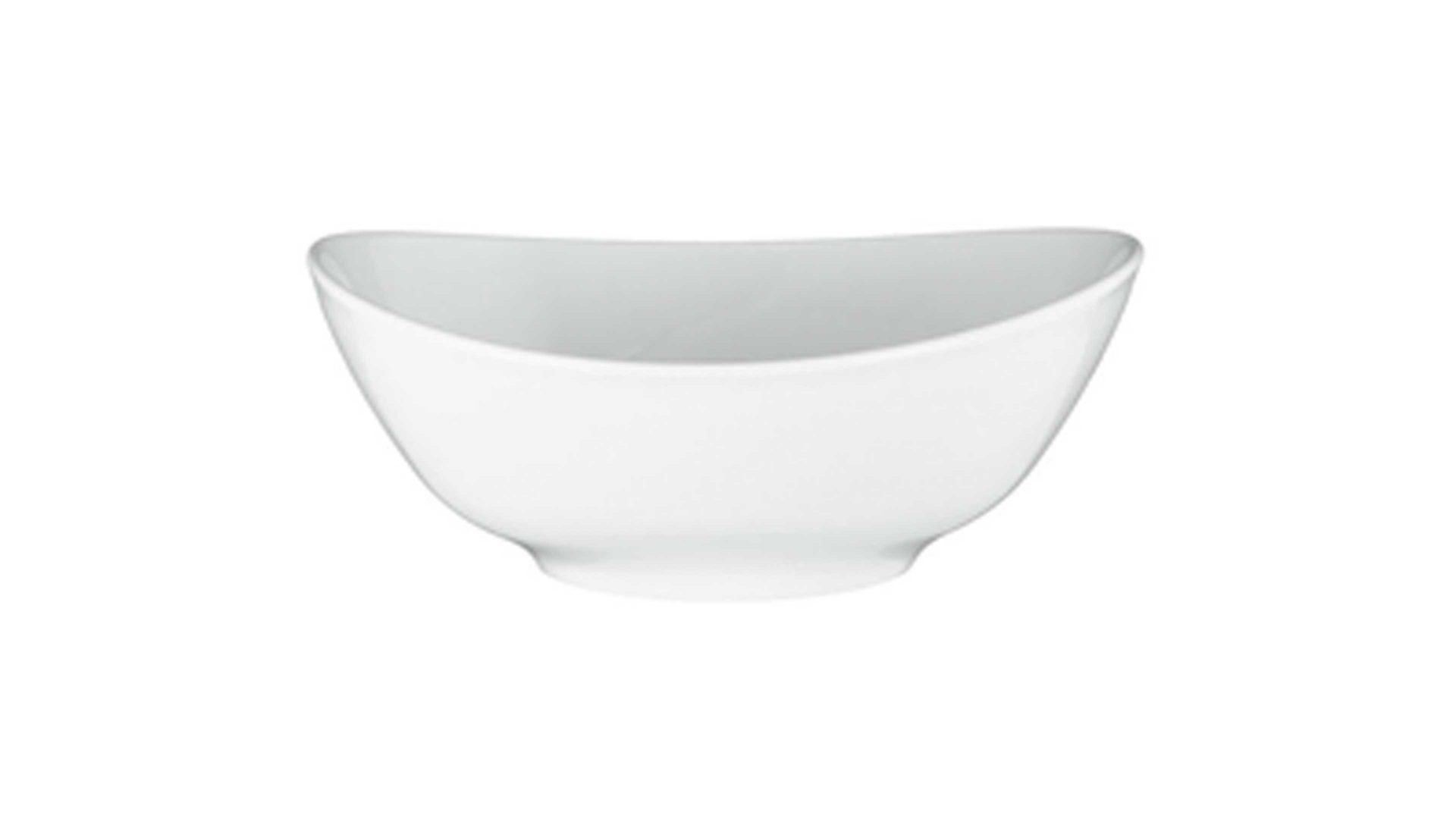 Schüssel Seltmann weiden aus Porzellan in Weiß Seltmann Porzellanserie Modern Life 6 – Schüssel weißes Porzellan – Durchmesser ca. 21 cm