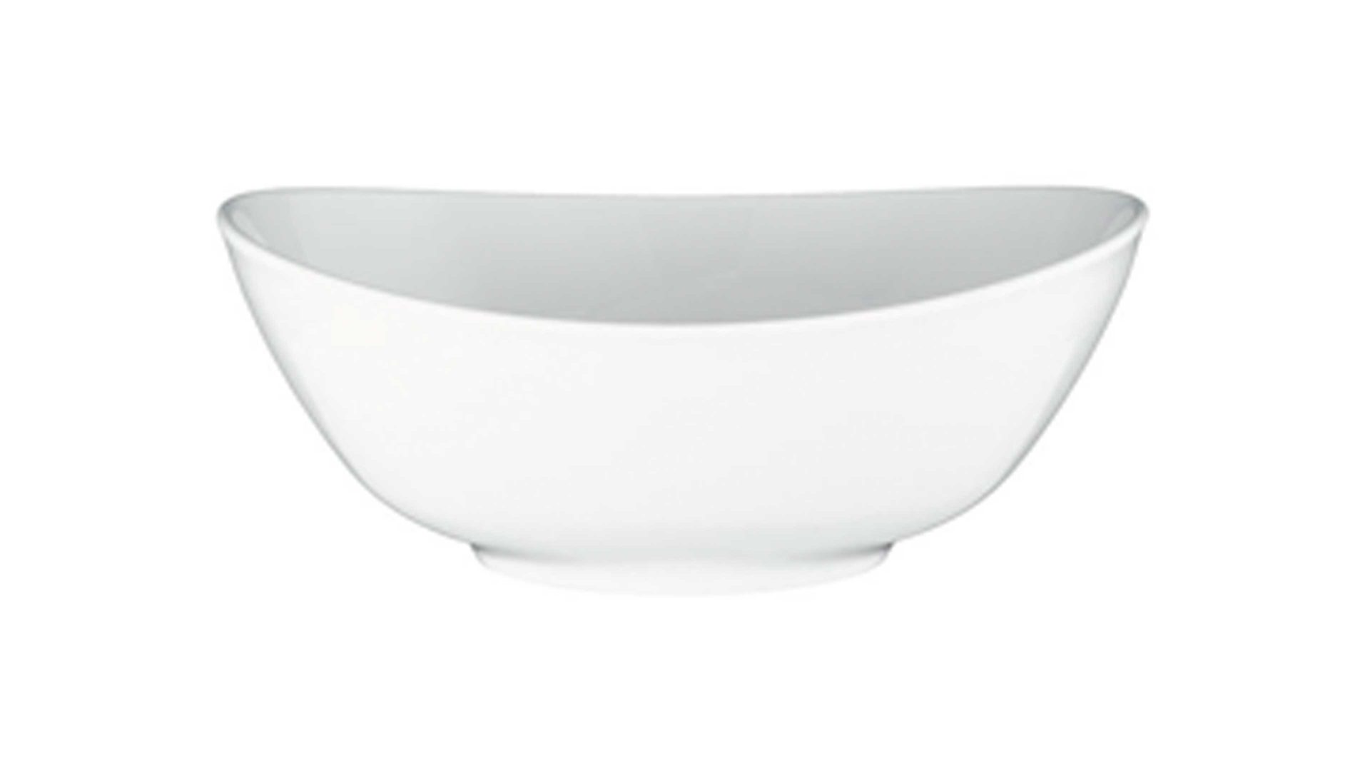 Schüssel Seltmann weiden aus Porzellan in Weiß Seltmann Porzellanserie Modern Life 6 – Schüssel weißes Porzellan – Durchmesser ca. 26 cm