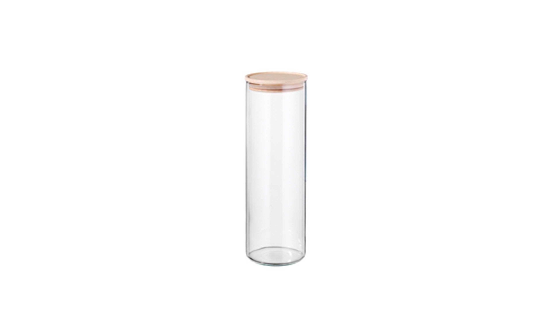 Dose Bohemia cristal aus Glas in Transparent BOHEMIA Cristal Vorratsglas Simax Klarglas – ca. 2000 ml
