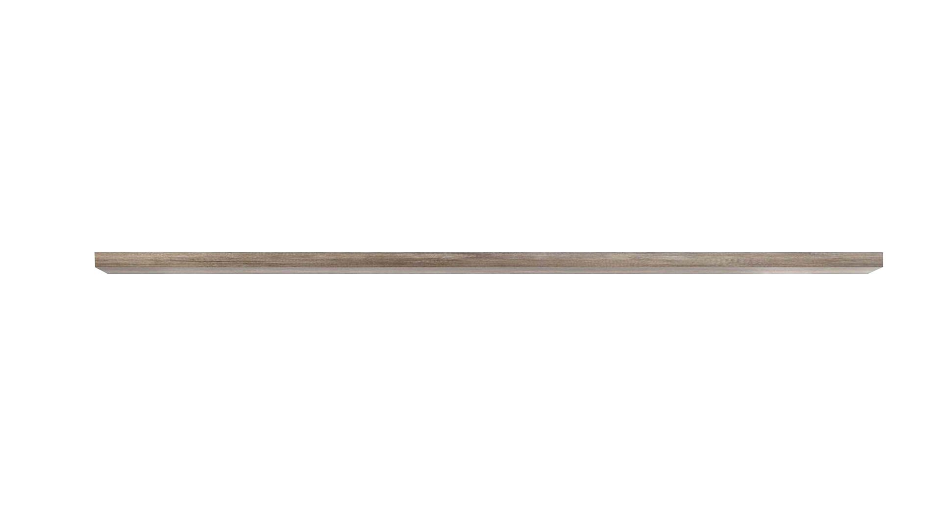 Wandregal Forte® aus Holz in Weiß Wandregal Duro Pinie weiß & Eiche antik – Länge ca. 200 cm