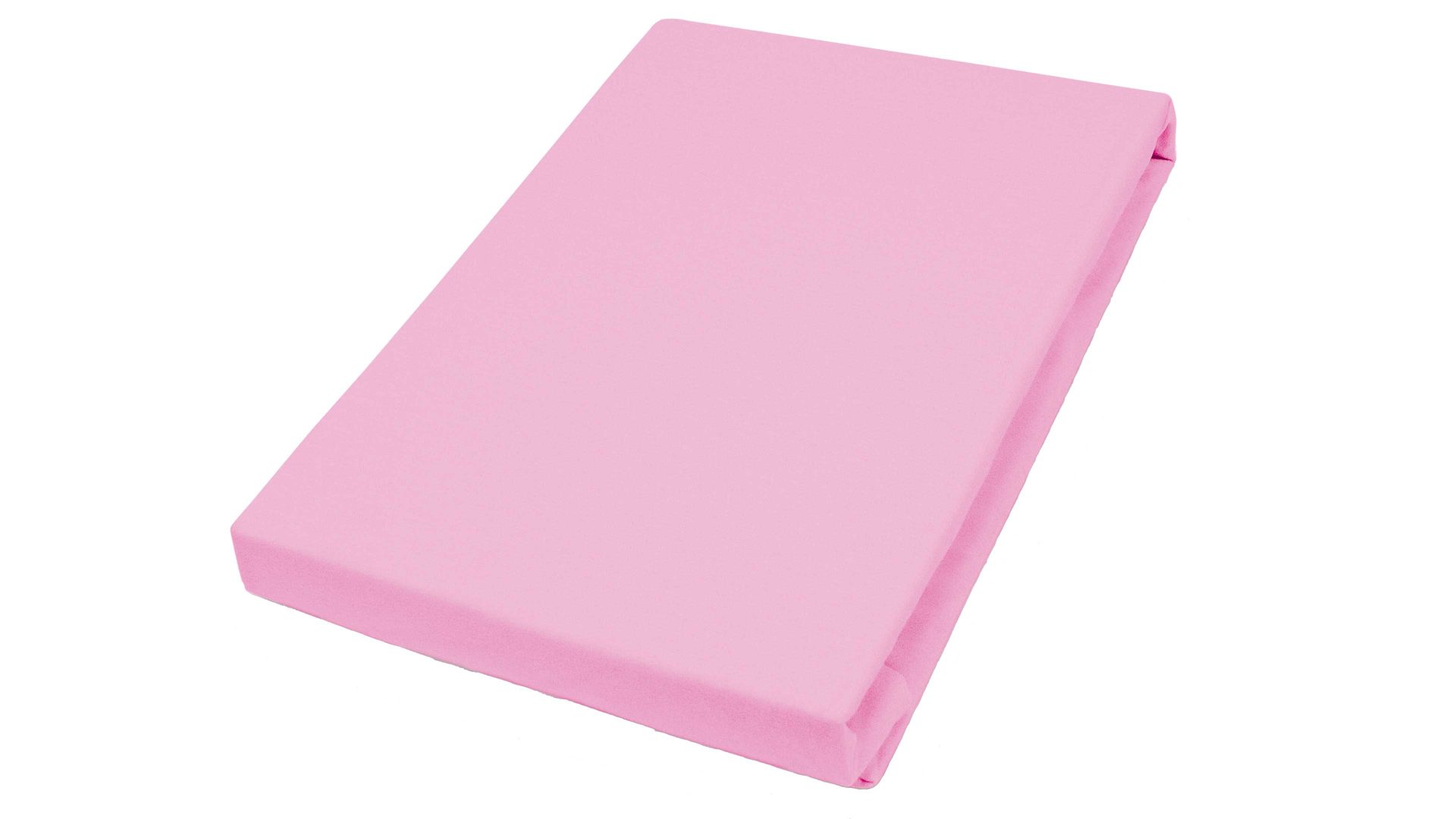Spannbettlaken H. g. hahn haustextilien® aus Stoff in Rosa HAHN Spannbettlaken rosé Baumwolljersey - ca. 190 x 200 cm