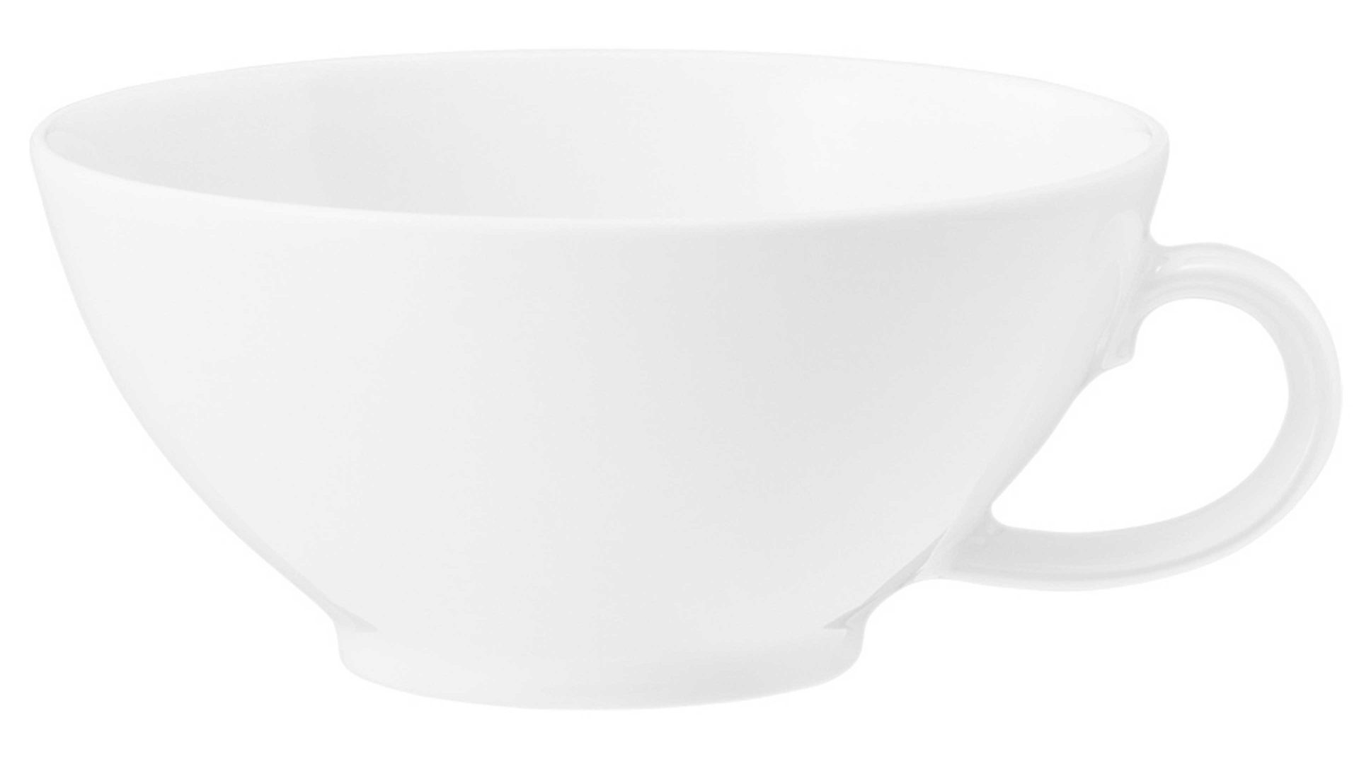 Teetasse Seltmann weiden aus Porzellan in Weiß Seltmann Geschirrserie Beat 3 – Teetasse weißes Porzellan – ca. 300 ml