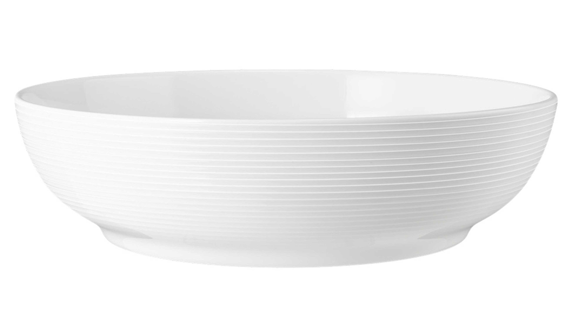 Schale Seltmann weiden aus Porzellan in Weiß Seltmann Geschirrserie Beat 3 – Foodbowl weißes Porzellan – ca. 2350 ml