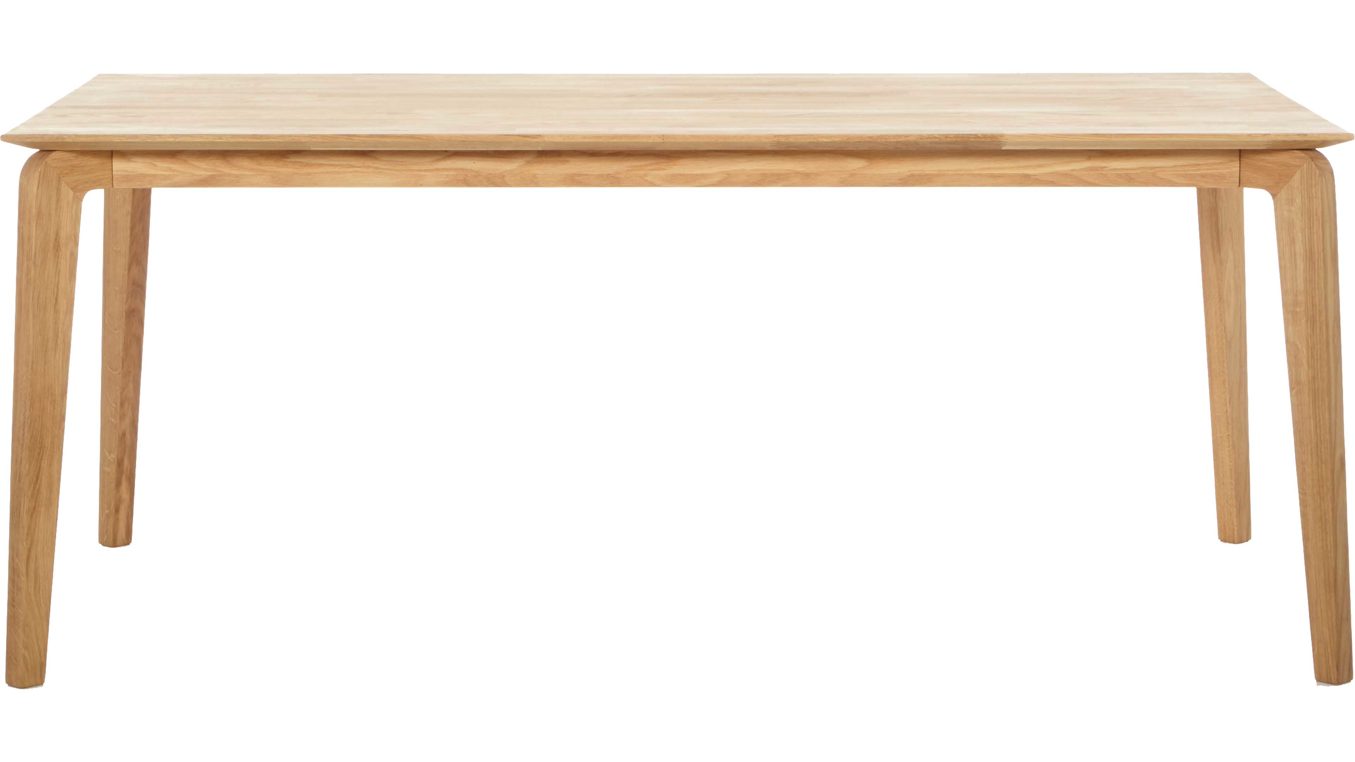 Esstisch Standard furniture factory aus Holz in Holzfarben Esstisch bzw. Massivholztisch aus Eichenholz als Esszimmermöbel geöltes Eichenholz, Platte B - ca. 90 x 180 cm