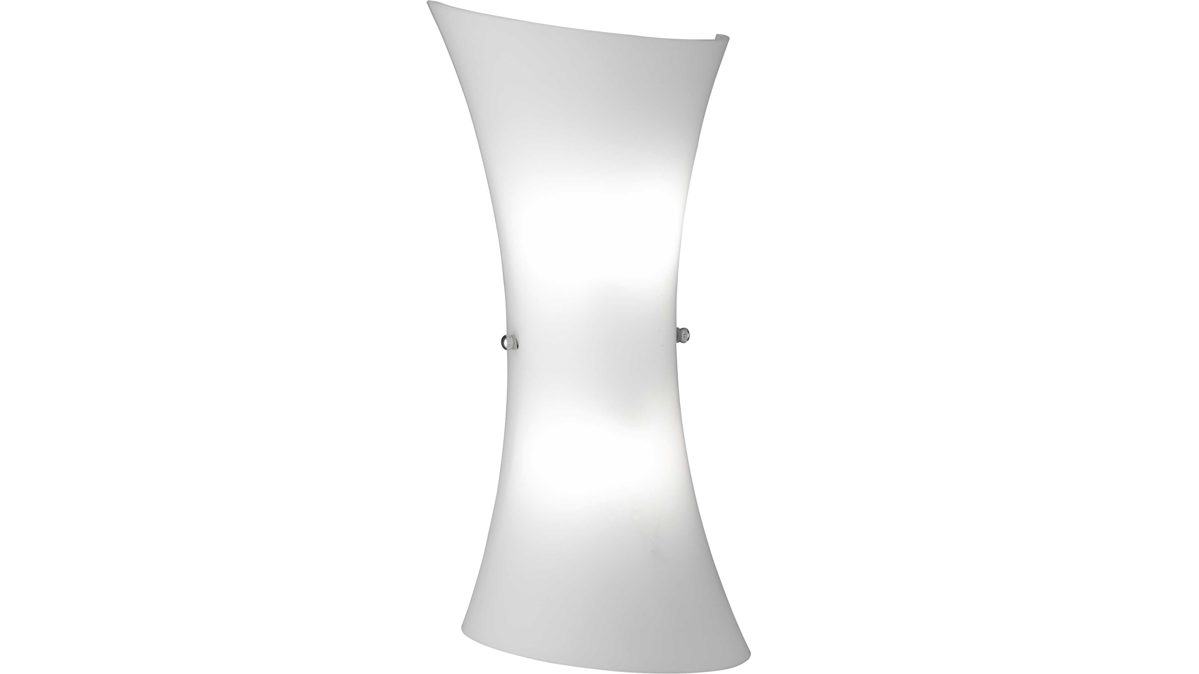 Wandleuchte Wofi aus Glas in Weiß Wandleuchte Zibo opalweißes Glas – Höhe ca. 33 cm