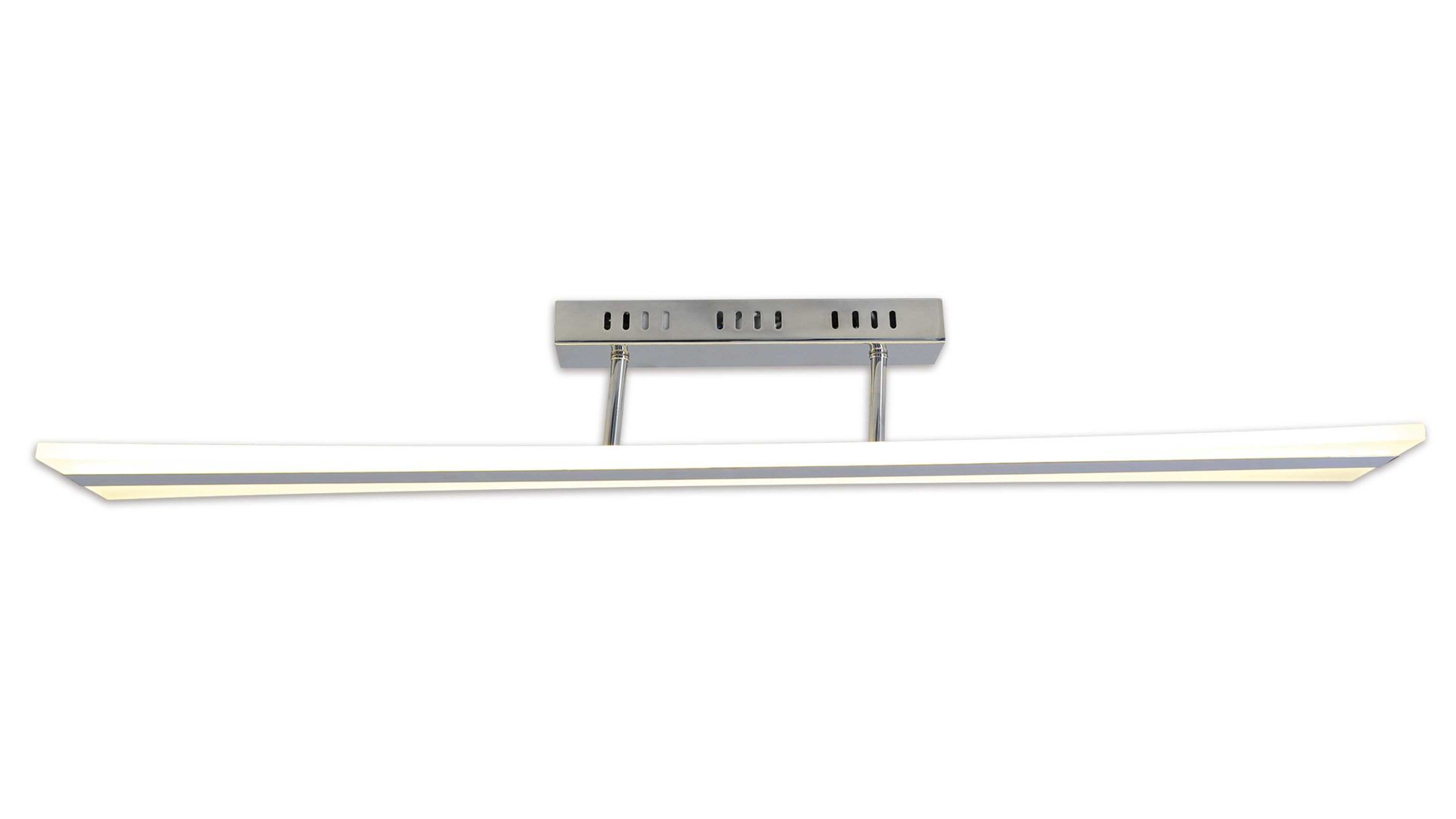 Deckenleuchte Näve aus Metall in Metallfarben näve LED-Deckenlampe Barrel silberfarben – Länge ca. 99 cm