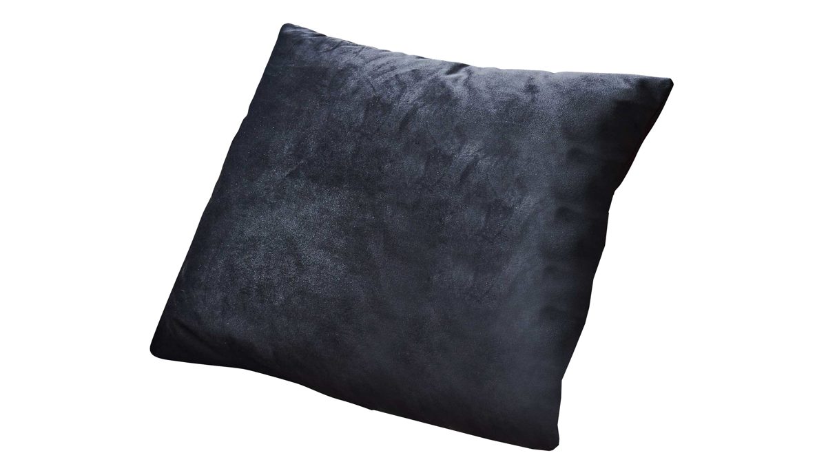 Kissen SOFAkultur aus Stoff in Schwarz SOFAkultur Programm SK 254 Sixty 2.0- Kissen schwarzer Bezug Velvet – ca. 60 x 40 cm