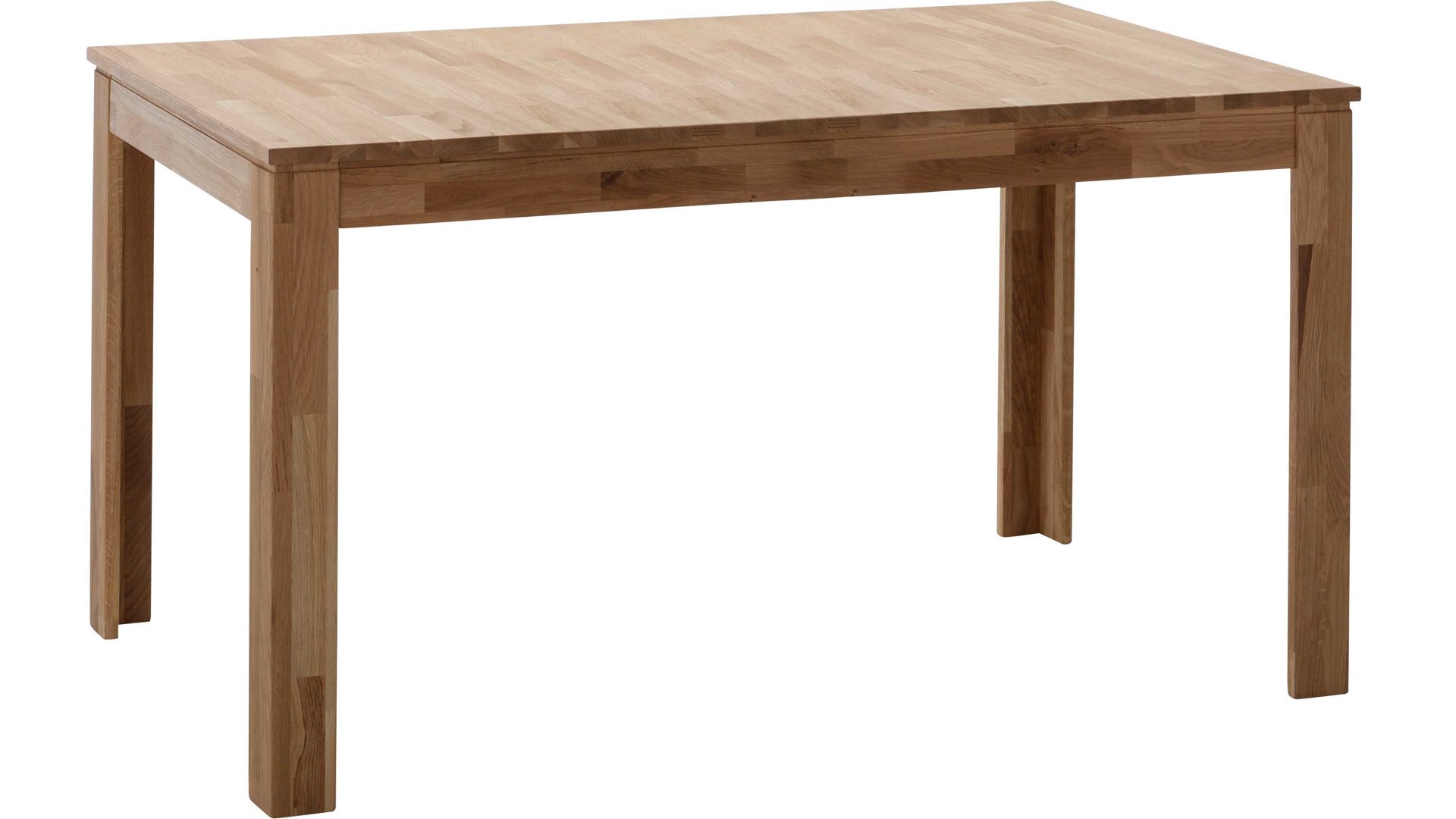 Esstisch Standard furniture factory aus Holz in Holzfarben Esszimmertisch Pedro als Massivholzmöbel geöltes Eichenholz - ca. 120 x 80 cm