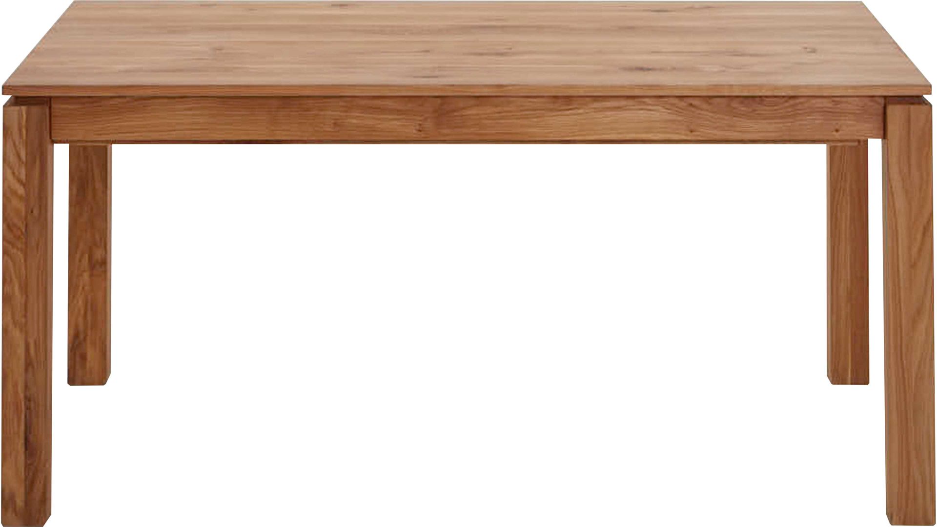 Auszugtisch Standard furniture factory aus Holz in Holzfarben Massivholztisch Vada mit Ausziehfunktion rustikal geölte Eiche - ca. 90 x 160-280 cm