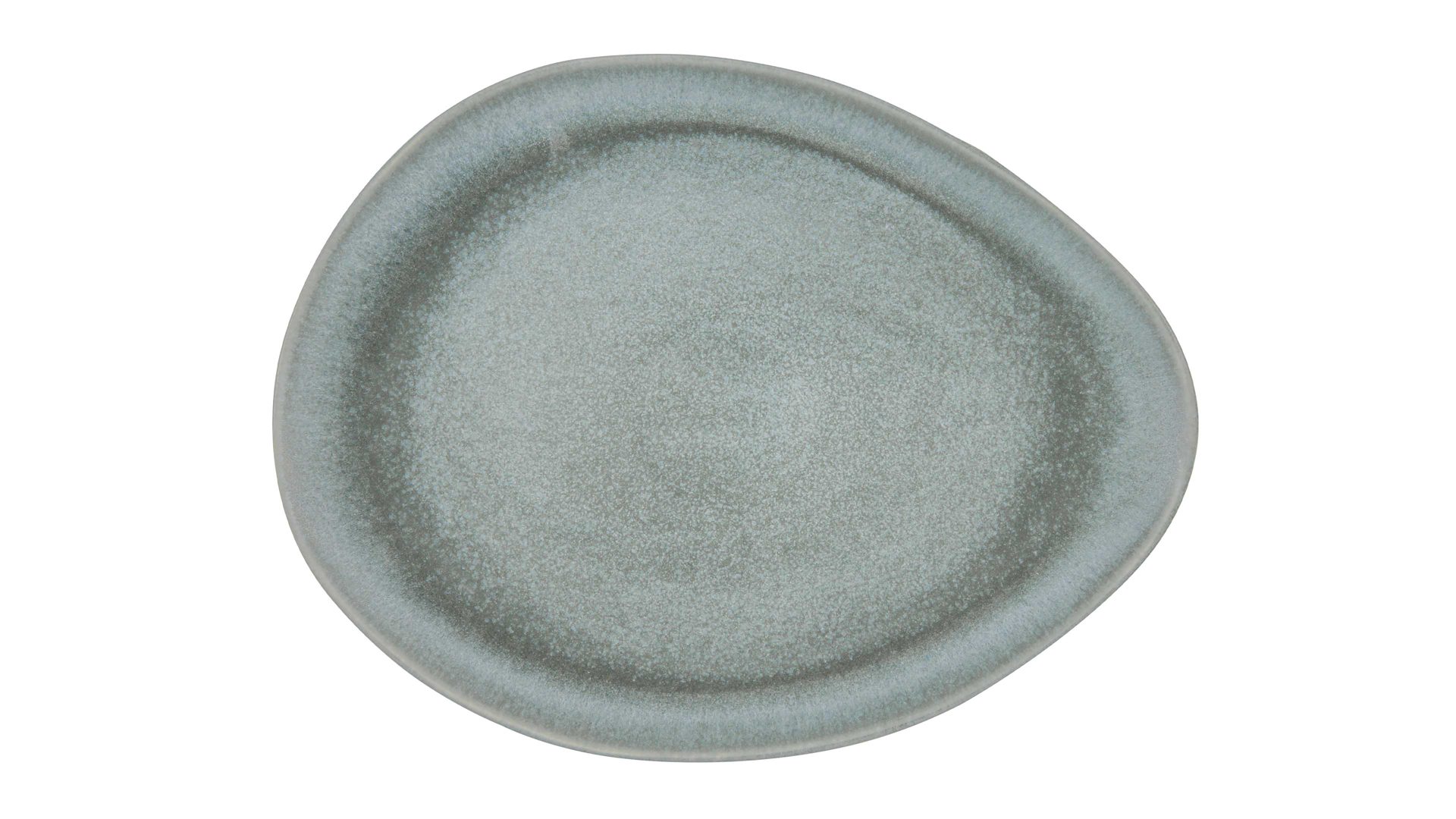 Platte Creatable aus Steinzeug in Dunkelgrau CREATABLE Pietra – Gourmetplatte graphitfarbenes Steinzeug – ca. 22 x 39 cm