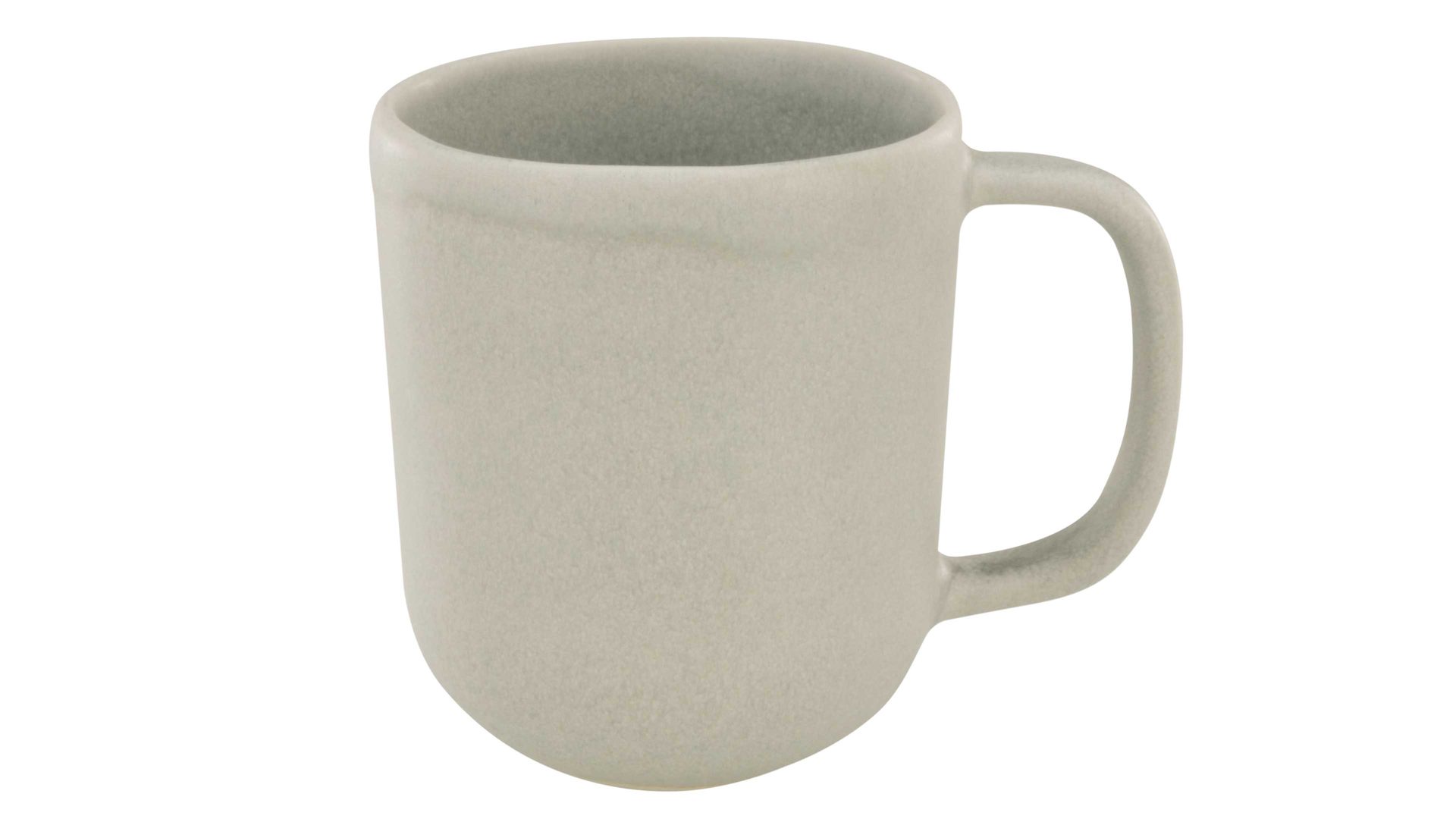 Kaffeebecher Creatable aus Steinzeug in Grau CREATABLE Pietra – Henkelbecher steinfarbenes Steinzeug – ca. 350 ml