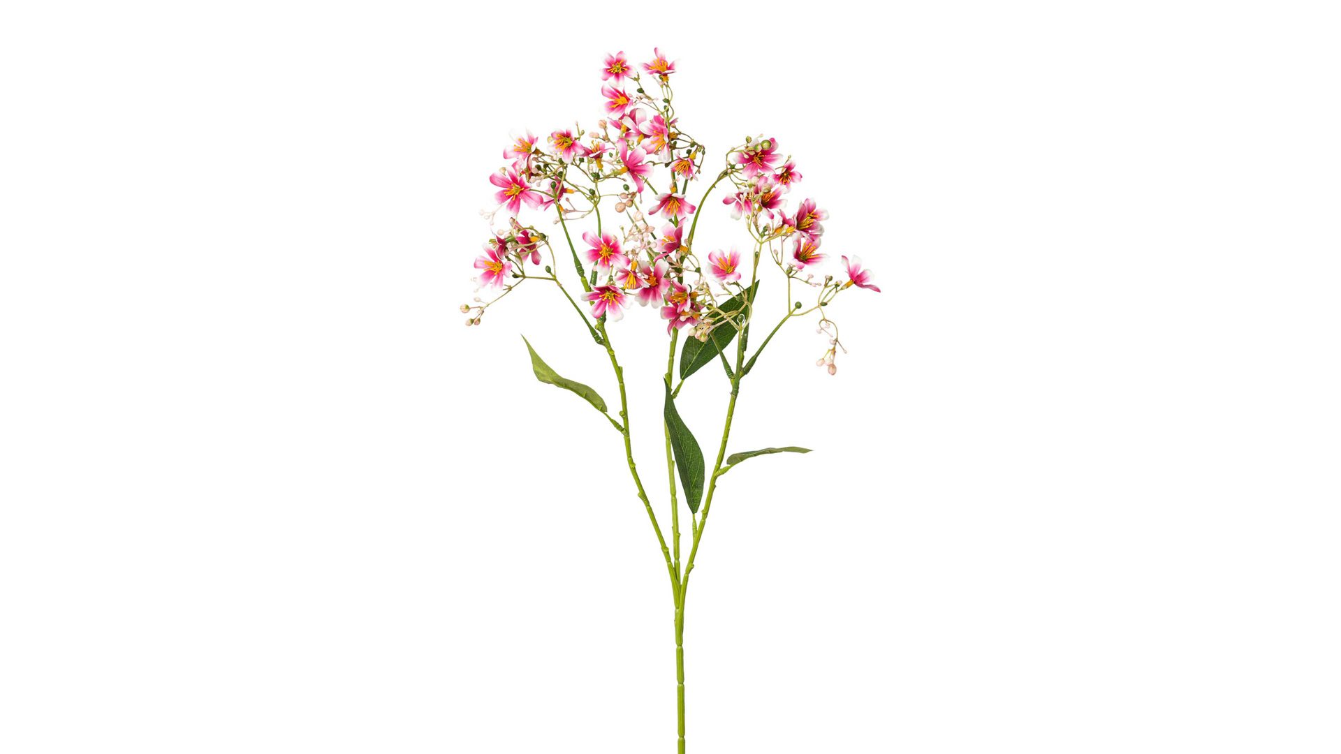 Blume Gasper aus Stoff in Pink Sommerschleierkraut Lania rosafarbene Textilblüten – Höhe ca. 72 cm