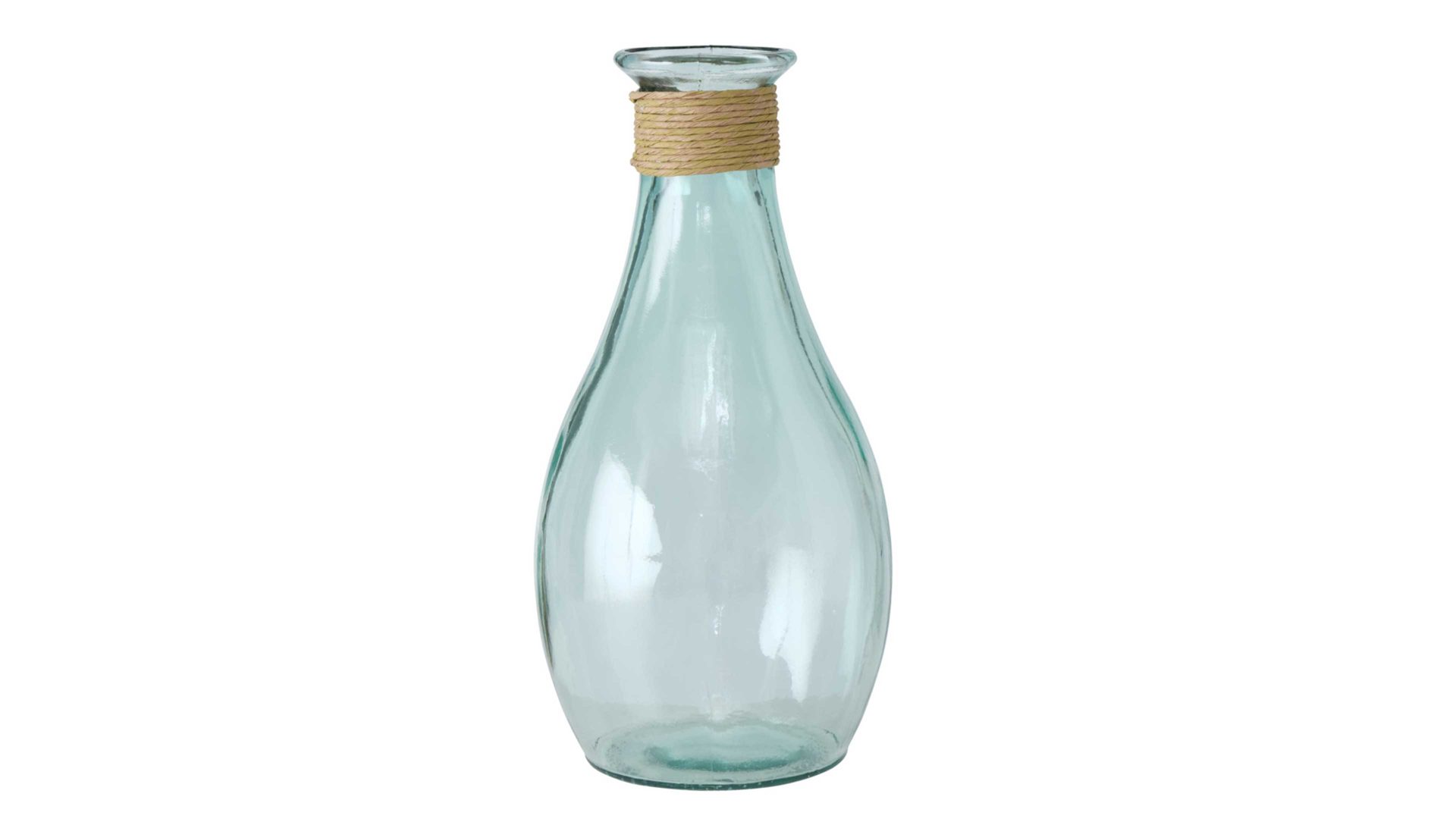 Vase Boltze aus Glas in Transparent Bodenvase Nellia Recyclinglas – Höhe ca. 40 cm