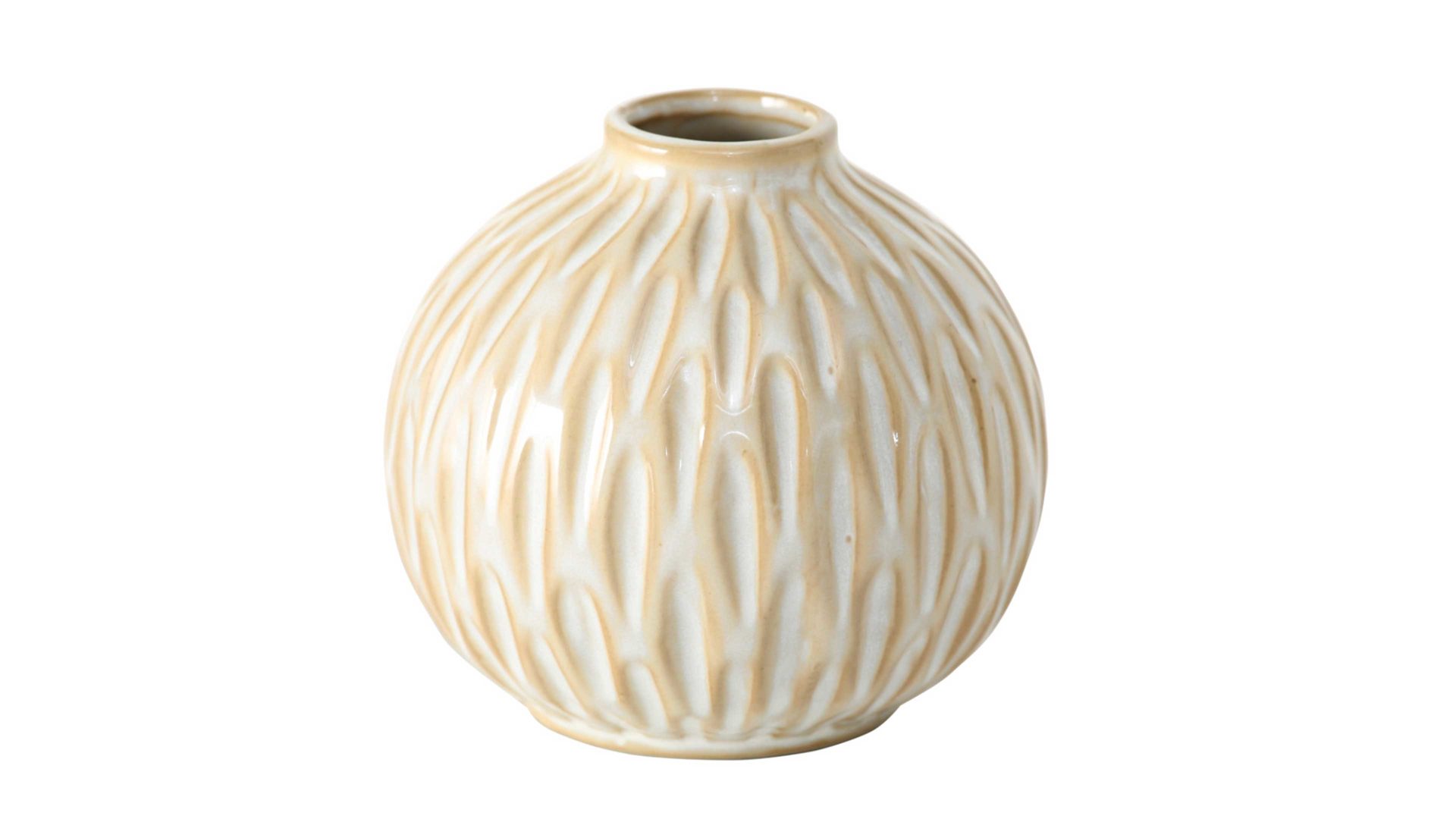 Vase Boltze aus Porzellan in Beige Vase Zalina cremeweißes Porzellan – Höhe ca. 9 cm