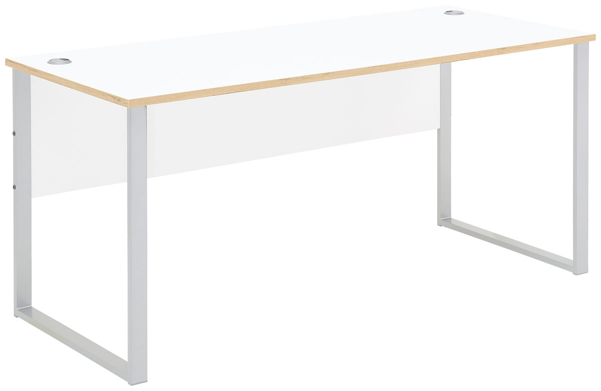 Schreibtisch Innostyle aus Holz in Weiß Büro Serie Memphis - Schreibtisch Weiß & Artisan Eiche - ca. 170 x 73 cm