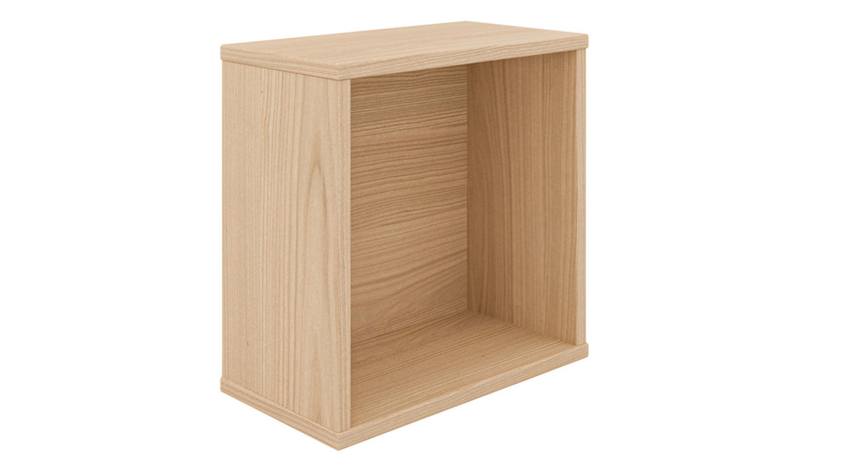 Wandregal Paidi aus Holz in Holzfarben PAIDI Babyzimmer Mila & Ben – Wandbox Scandinavian Wood - ca. 35 x 35 cm