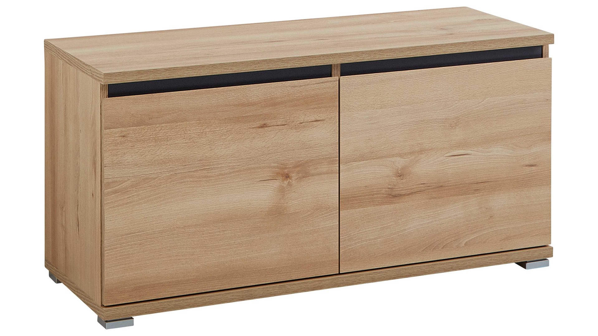 Garderobenbank Germania i.i. aus Holz in Holzfarben Schuhbank Lissabon als Garderobenmöbel Edelbuche - zwei Türen