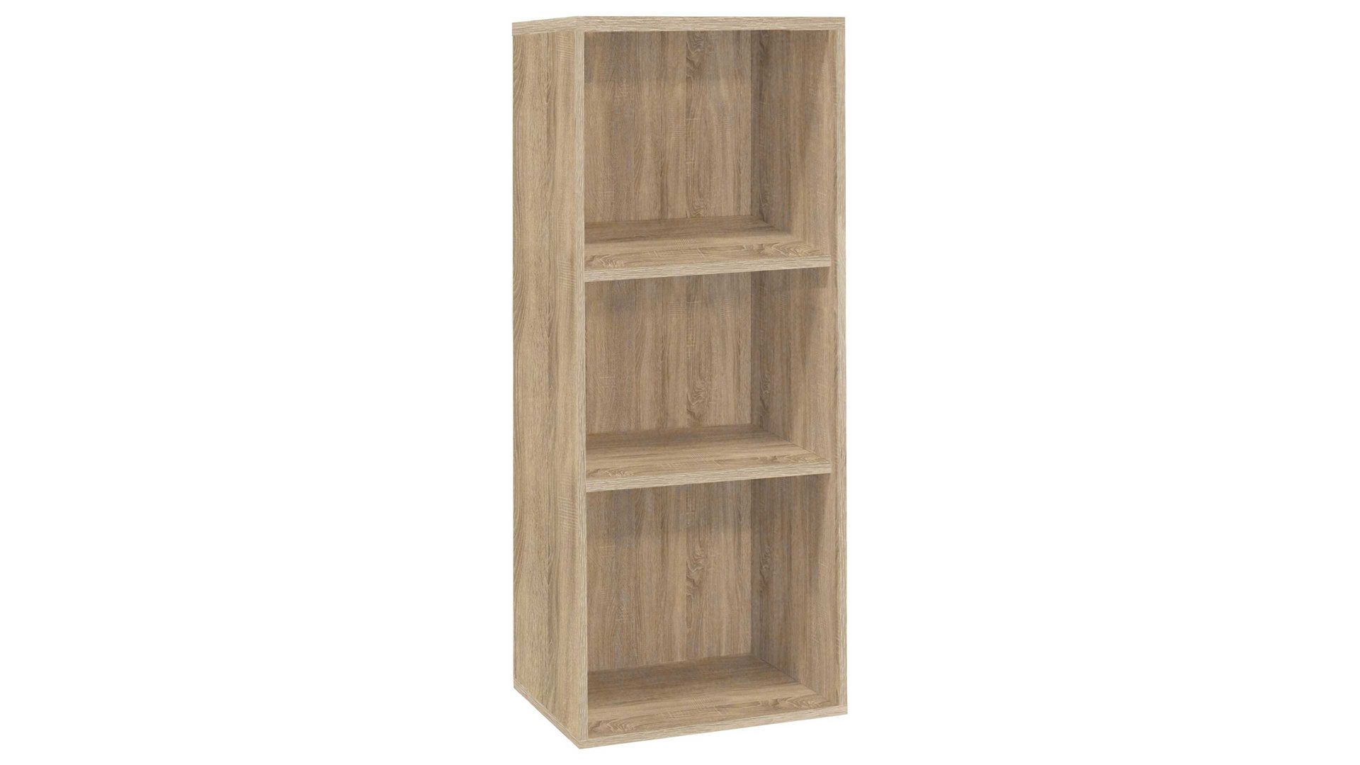 Regal Mäusbacher aus Holz in Holzfarben Aktenregal Mister Office Eiche sägerau – ca. 41 x 109 cm