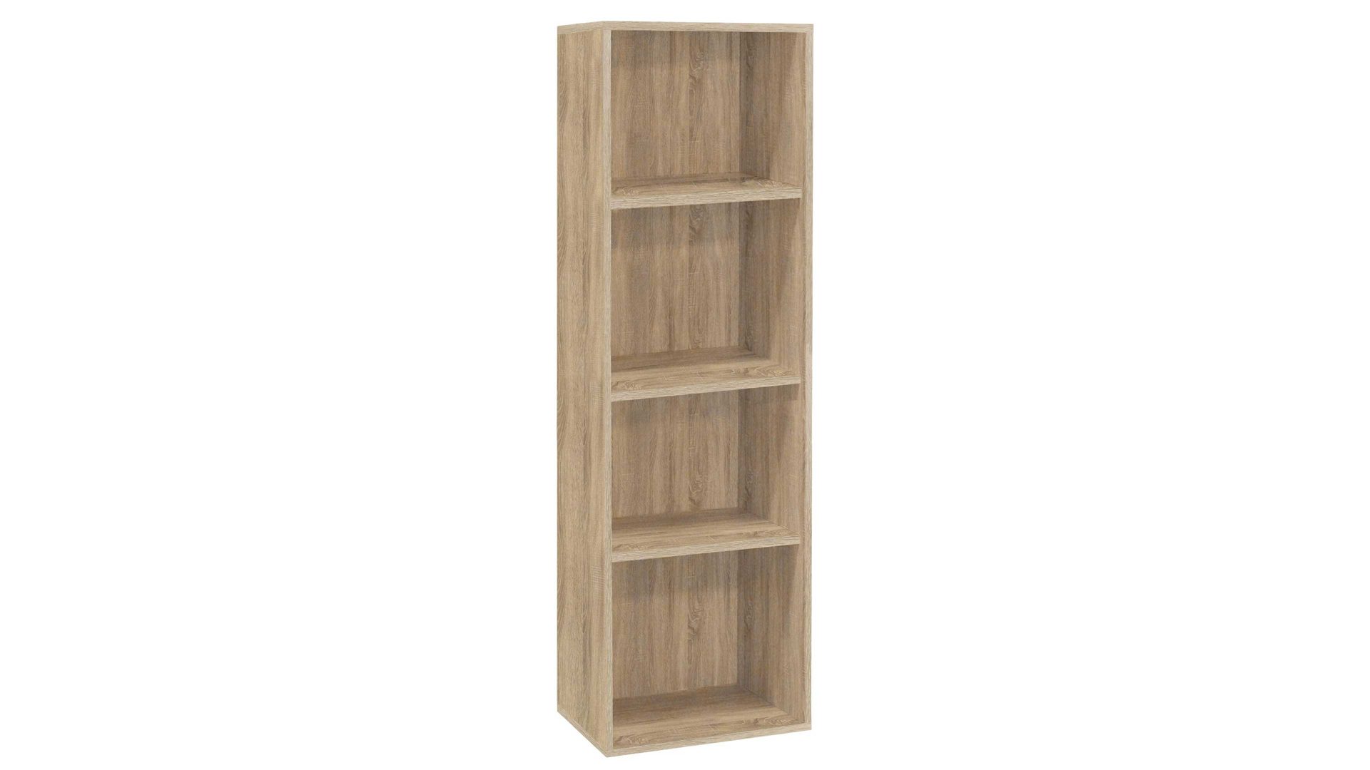 Regal Mäusbacher aus Holz in Holzfarben Aktenregal Mister Office Eiche sägerau – ca. 41 x 145 cm