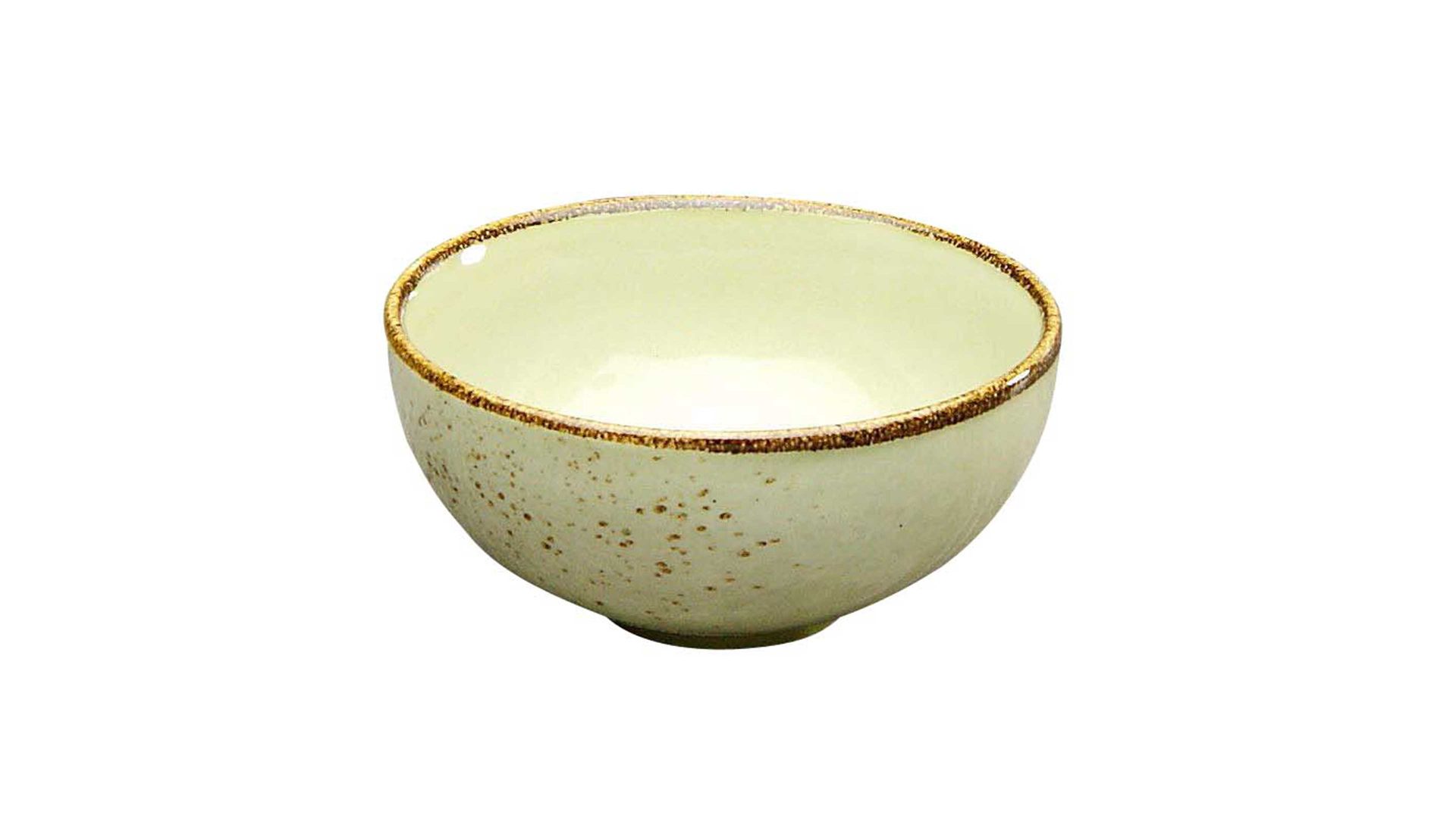 Schale Creatable aus Steinzeug in Beige CREATABLE Nature Collection – Dipschale sandfarbenes Steinzeug – Durchmesser ca. 12 cm