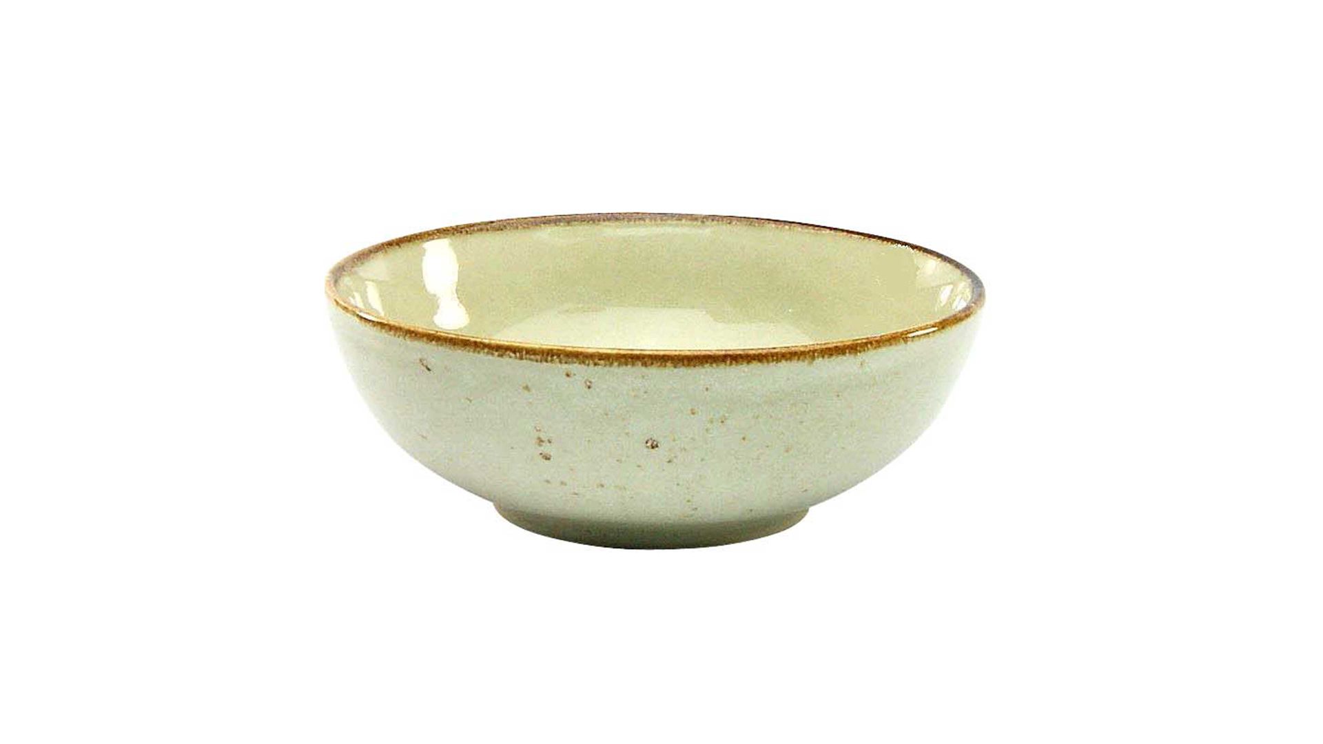 Schale Creatable aus Stein in Beige CREATABLE Nature Collection – Schale sandfarbenes Steinzeug – Durchmesser ca. 17 cm