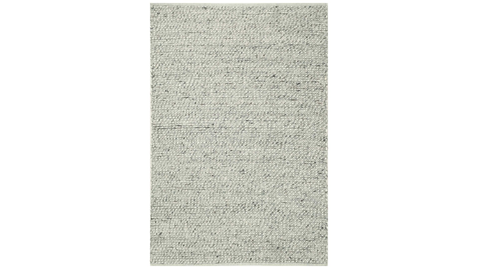 Handwebteppich Interliving aus Naturfaser in Weiß Interliving Teppich Serie B-8001 Kalkstein – ca. 250 x 340 cm