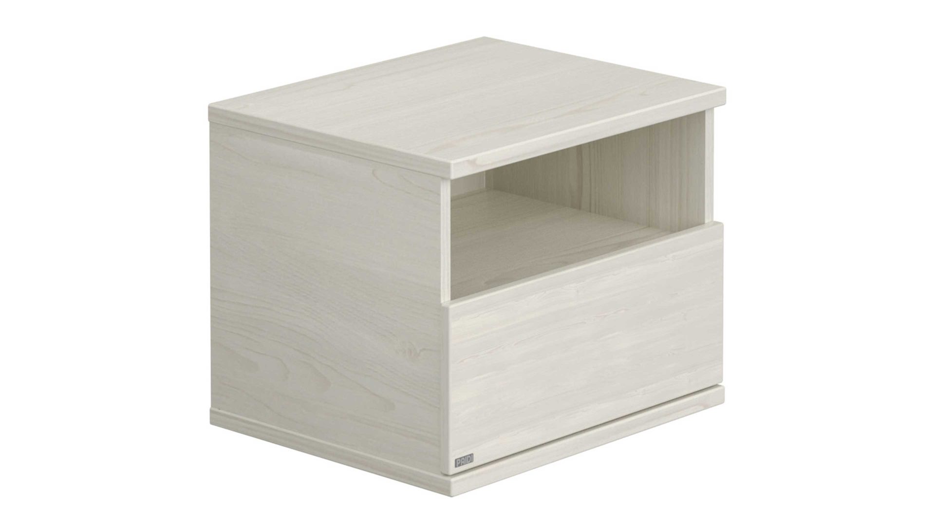 Nachtkommode Paidi aus Holz in Weiß PAIDI Nachtkommode Laslo Nordic-Wood – eine Schublade