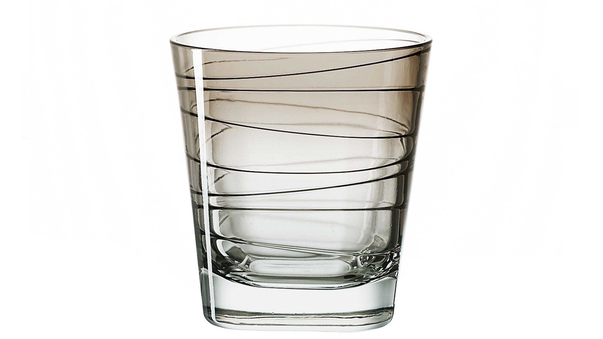 Wasserglas Leonardo | glaskoch aus Glas in Hellgrau LEONARDO kleiner Glasbecher Vario basaltfarbenes Strukturlackglas – ca. 170 ml Nutzinhalt