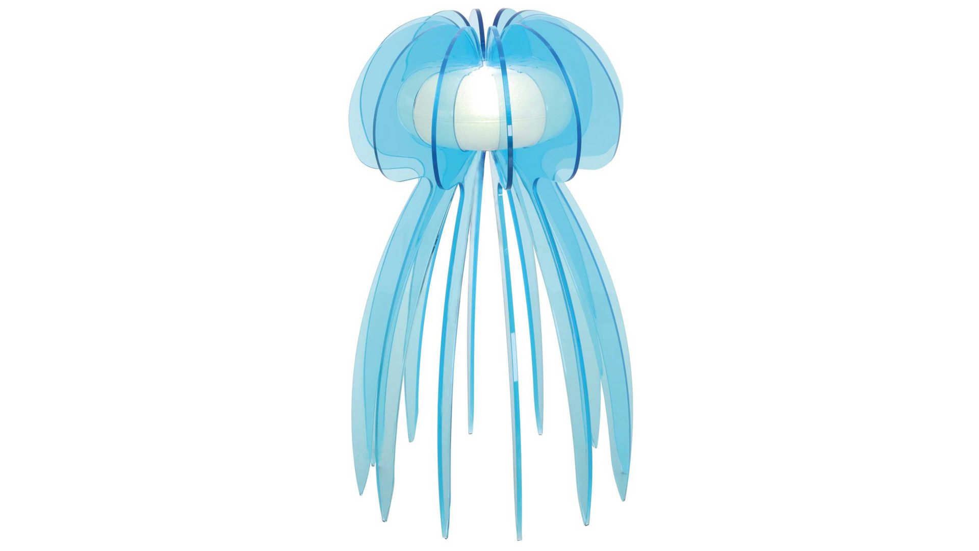 Tischleuchte Näve aus Kunststoff in Blau näve Tischlampe Jellyfish blaues Acrylglas – Höhe ca. 30 cm